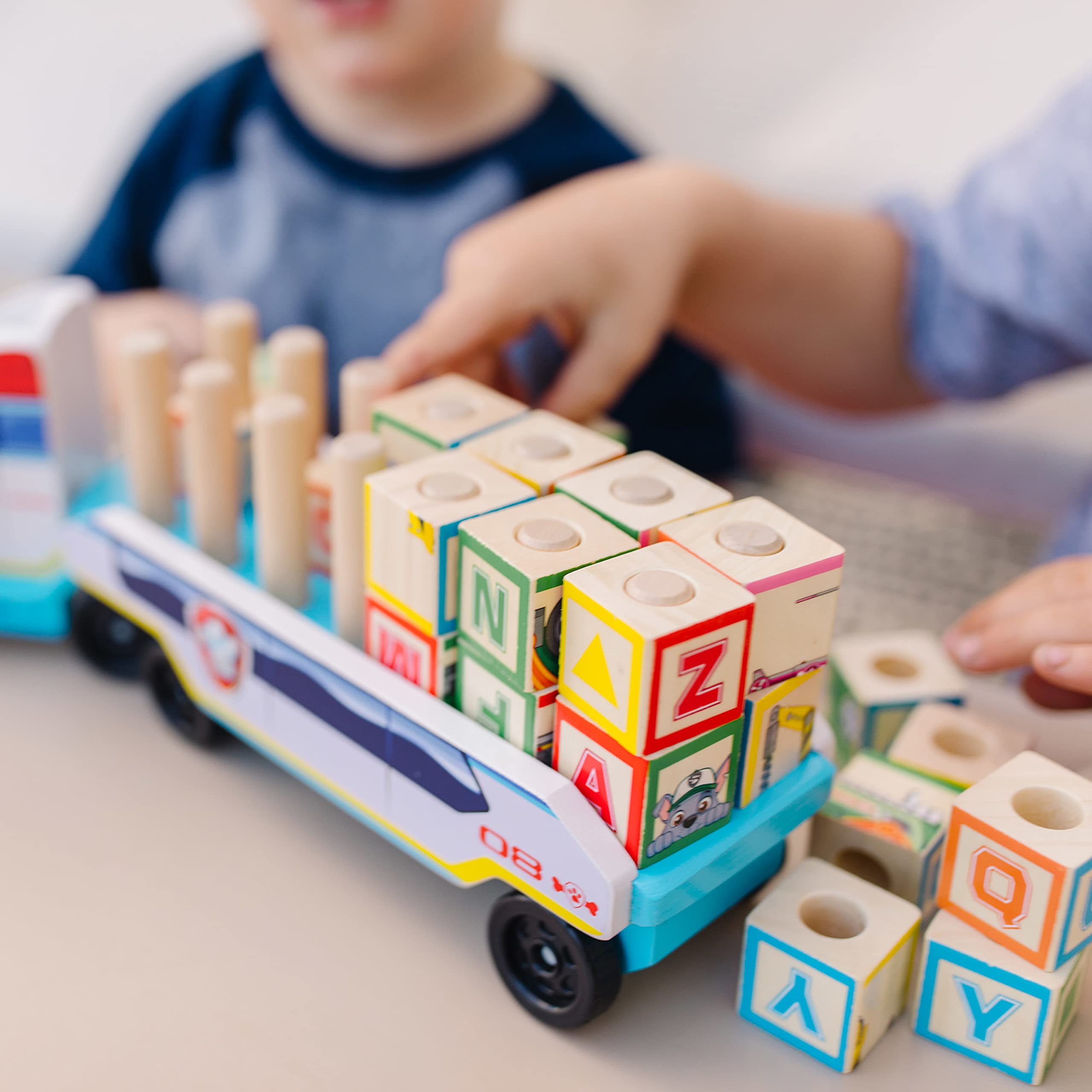 Foto 8 pulgar | Clasifica Y Apila Toy Melissa & Doug Paw Patrol Abc Truck - Venta Internacional.
