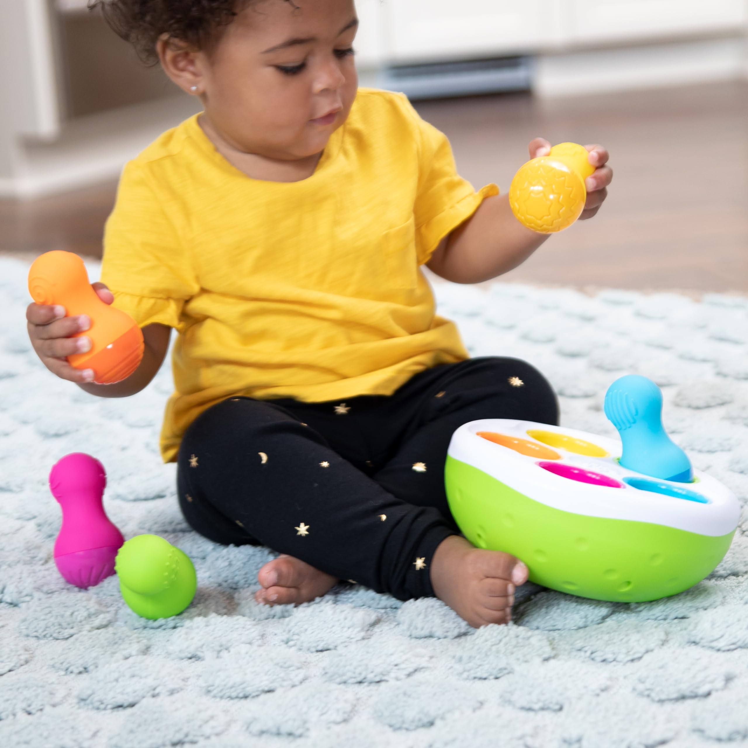 Foto 4 pulgar | Juguete Para Habilidades Sensoriales Y Motoras Fat Brain Toys Spinnypins - Venta Internacional.