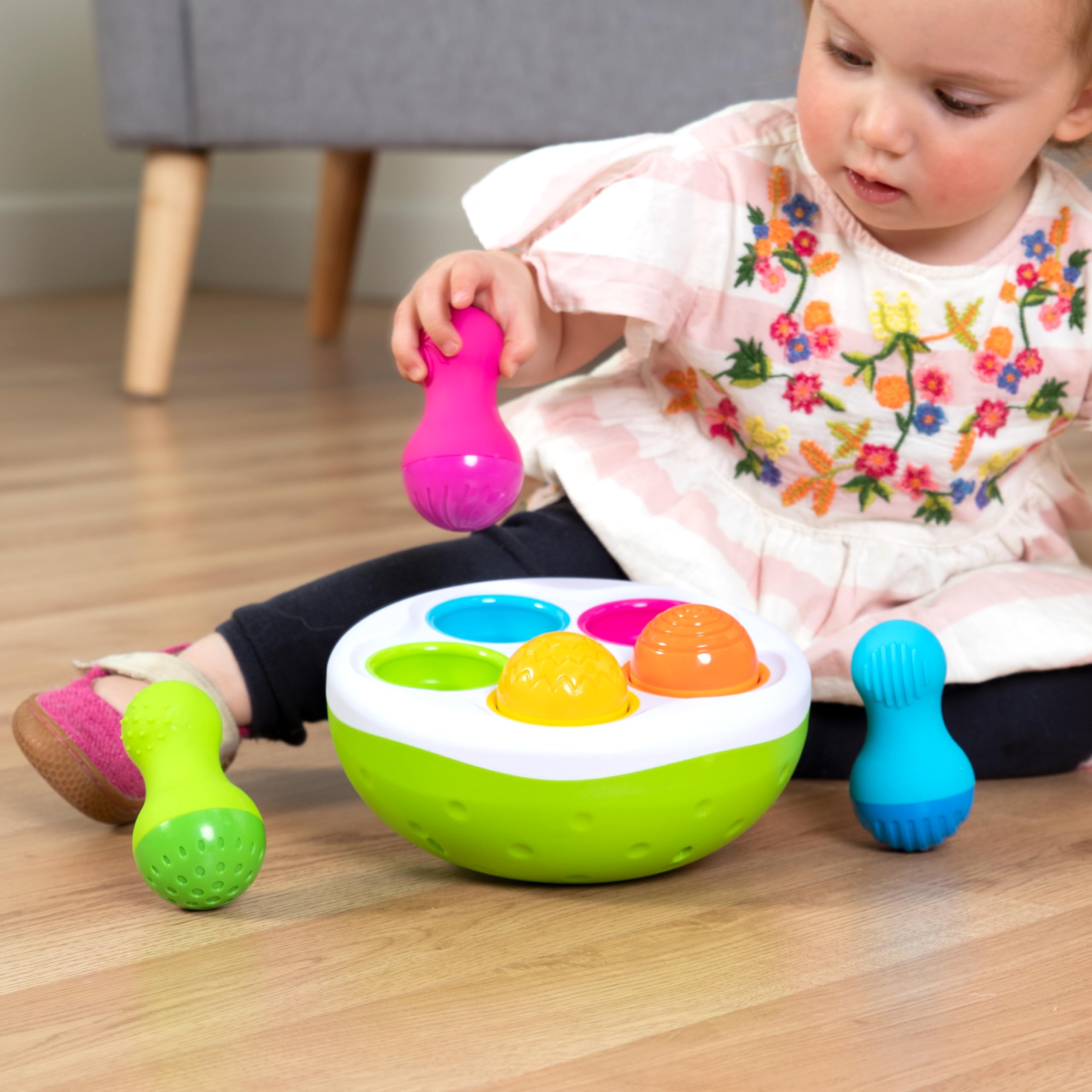Foto 5 pulgar | Juguete Para Habilidades Sensoriales Y Motoras Fat Brain Toys Spinnypins - Venta Internacional.