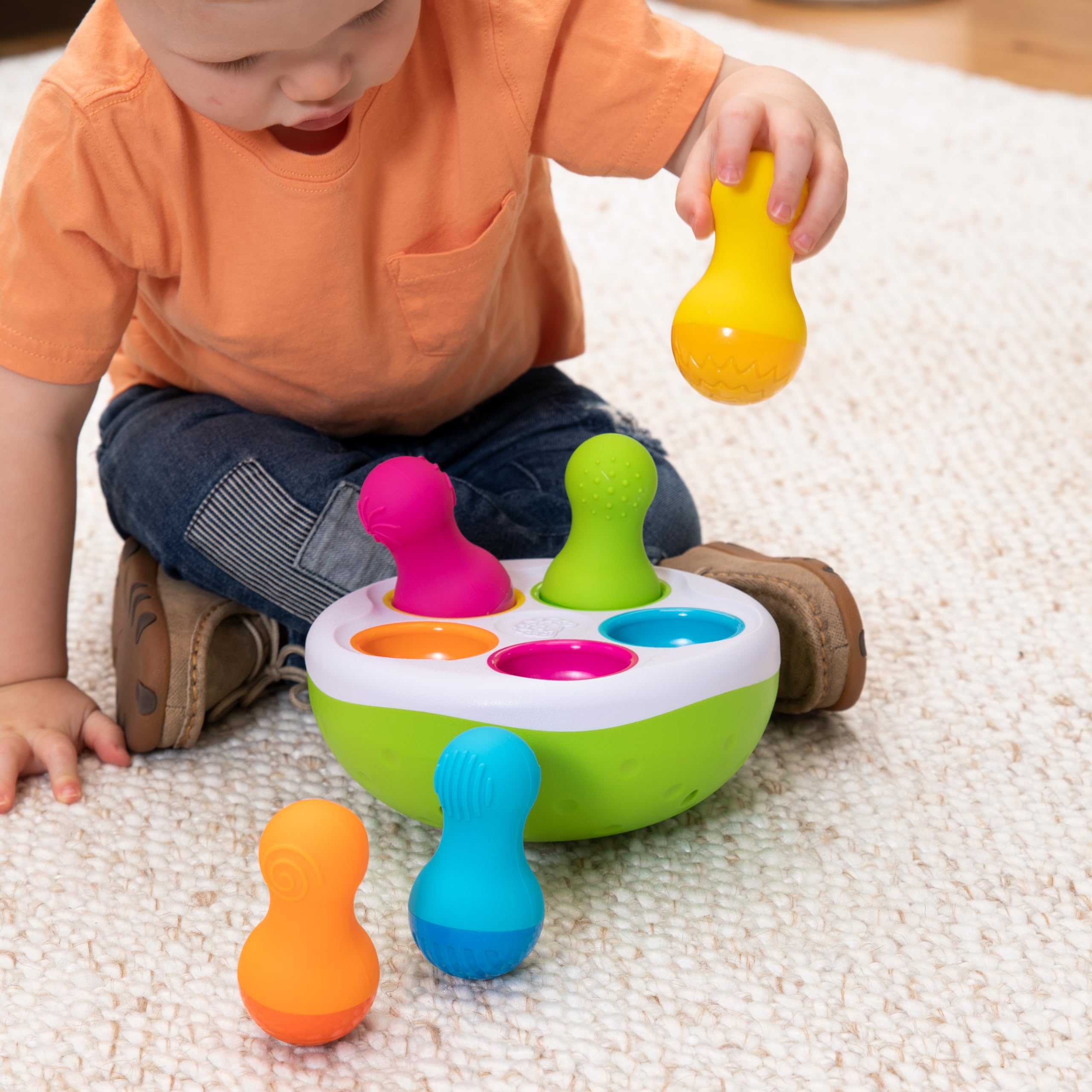 Foto 6 pulgar | Juguete Para Habilidades Sensoriales Y Motoras Fat Brain Toys Spinnypins - Venta Internacional.