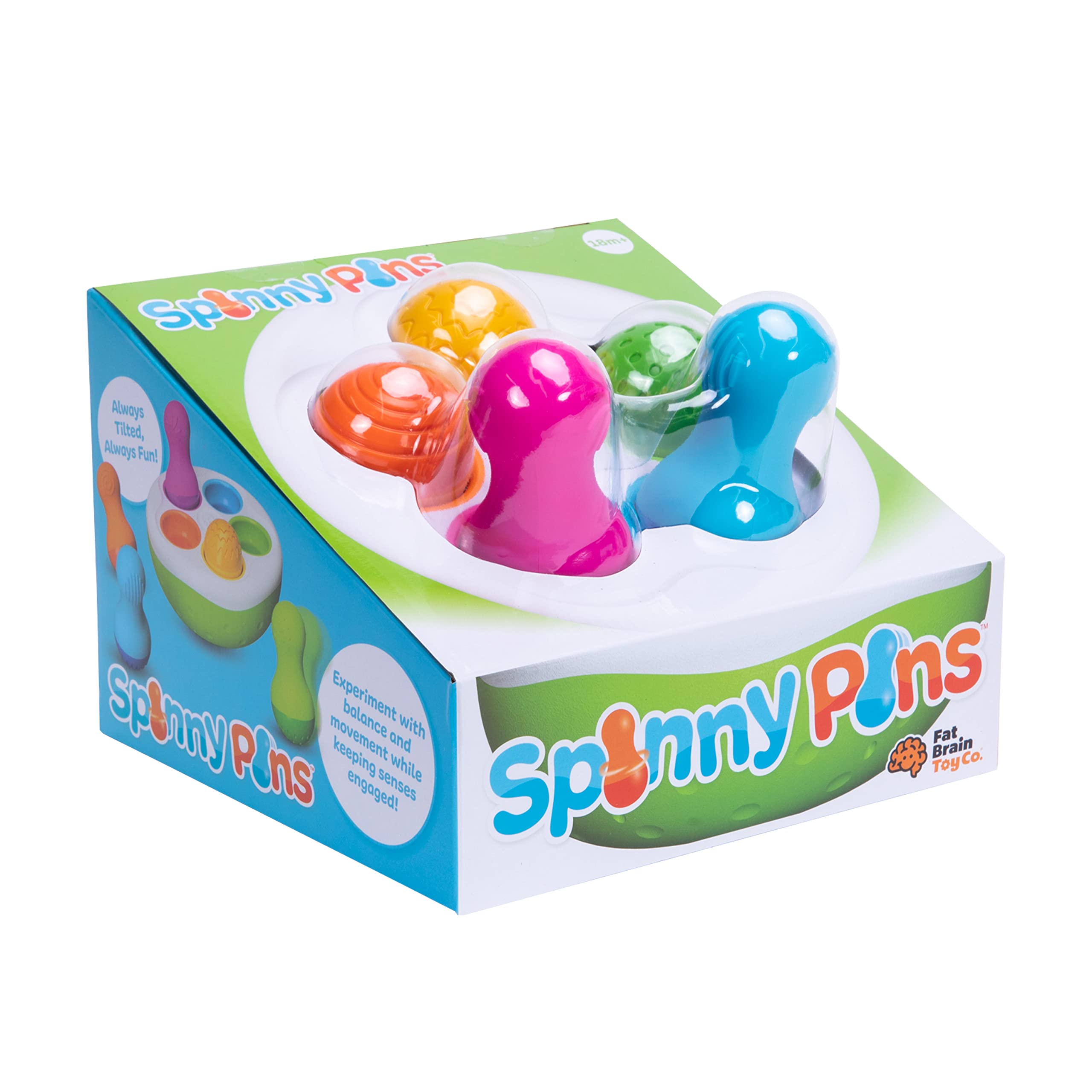 Foto 8 pulgar | Juguete Para Habilidades Sensoriales Y Motoras Fat Brain Toys Spinnypins - Venta Internacional.