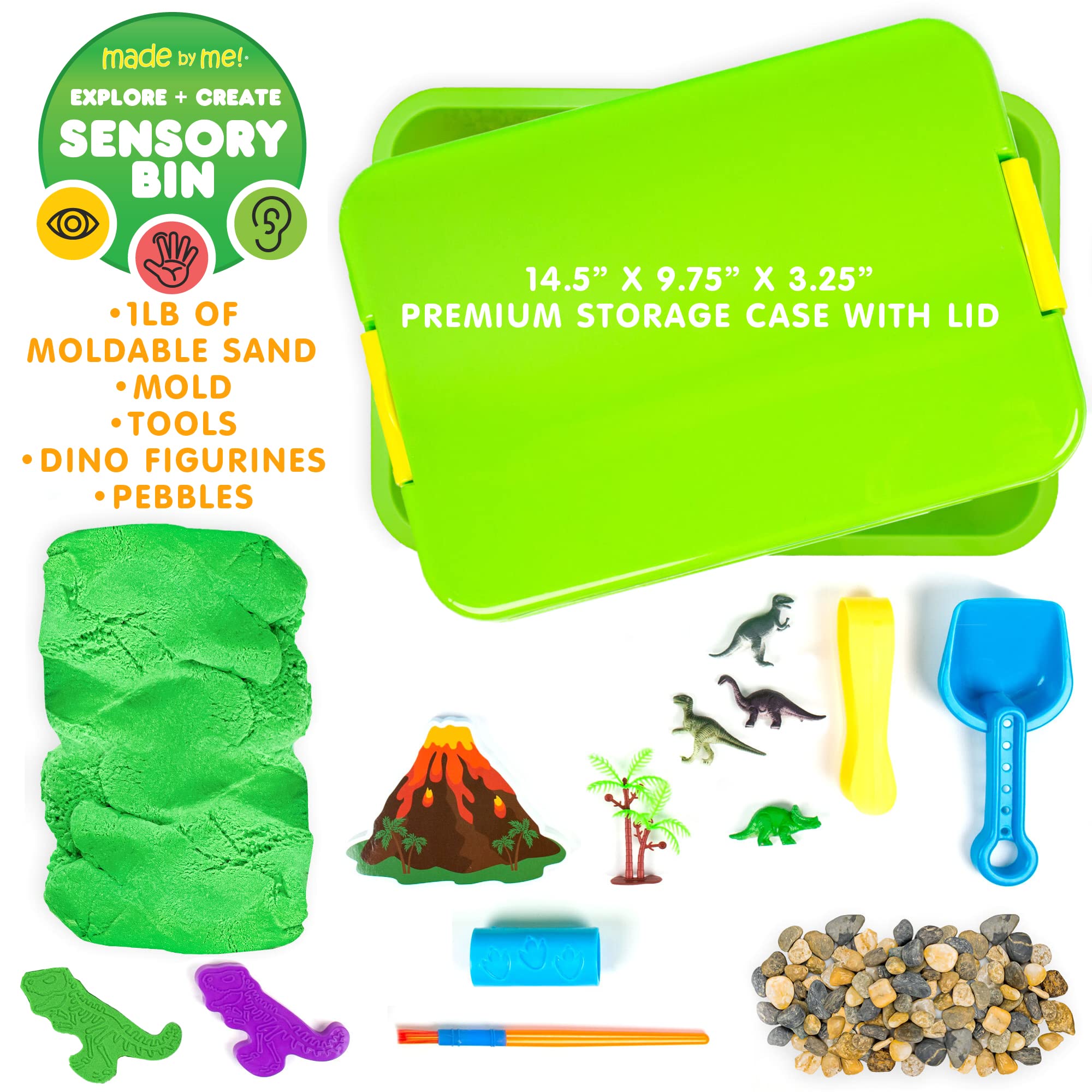 Foto 4 pulgar | Papelera Sensorial Hecha Por Mí Explore + Create Dino Galaxy Durante Más De 3 Años - Venta Internacional.