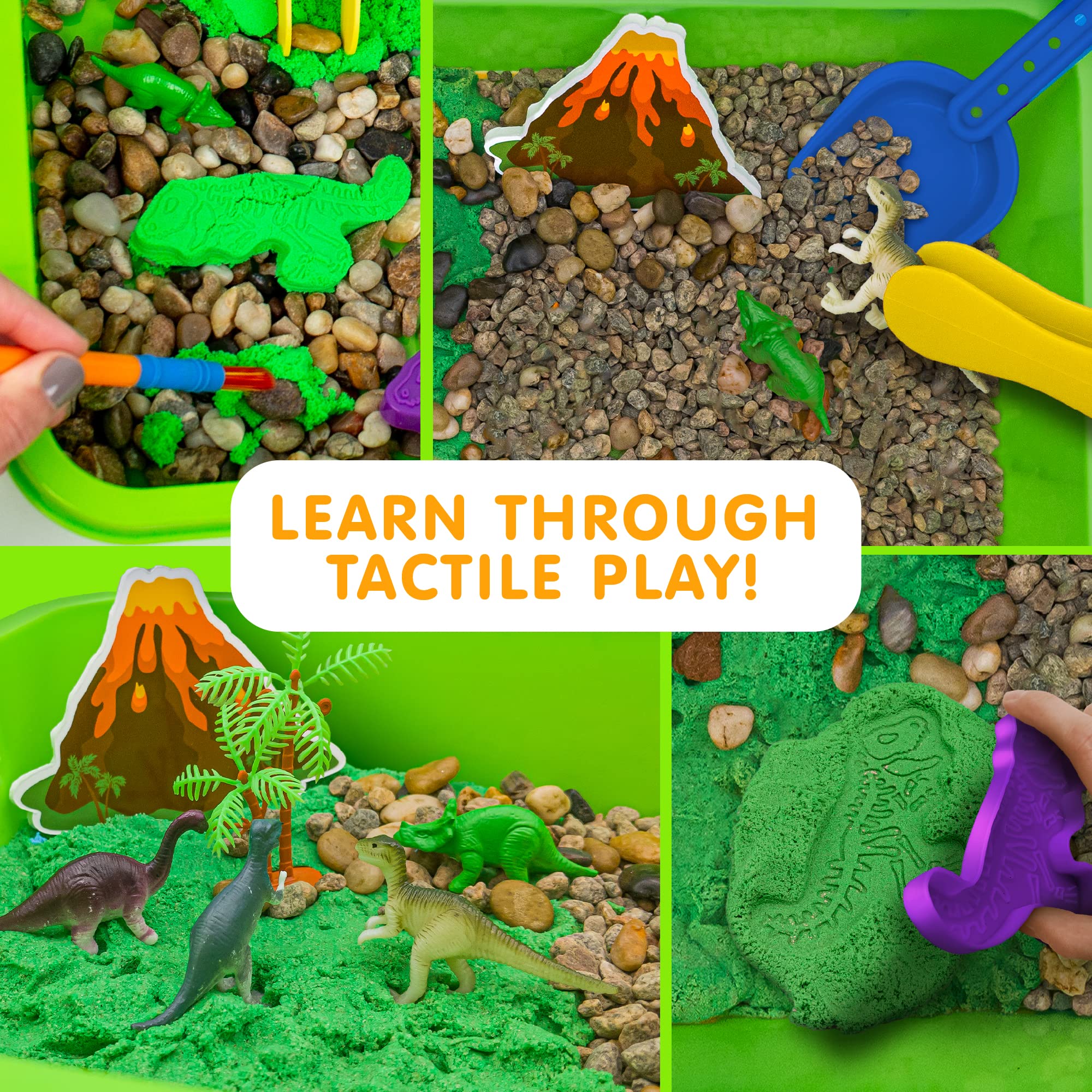 Foto 4 | Papelera Sensorial Hecha Por Mí Explore + Create Dino Galaxy Durante Más De 3 Años - Venta Internacional.