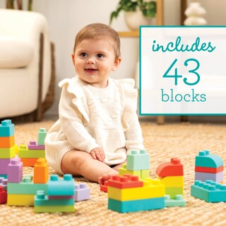 Foto 2 | Juego Building Blocks Infantino Super Soft First De 43 Piezas - Venta Internacional.