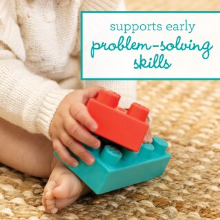 Foto 4 | Juego Building Blocks Infantino Super Soft First De 43 Piezas - Venta Internacional.