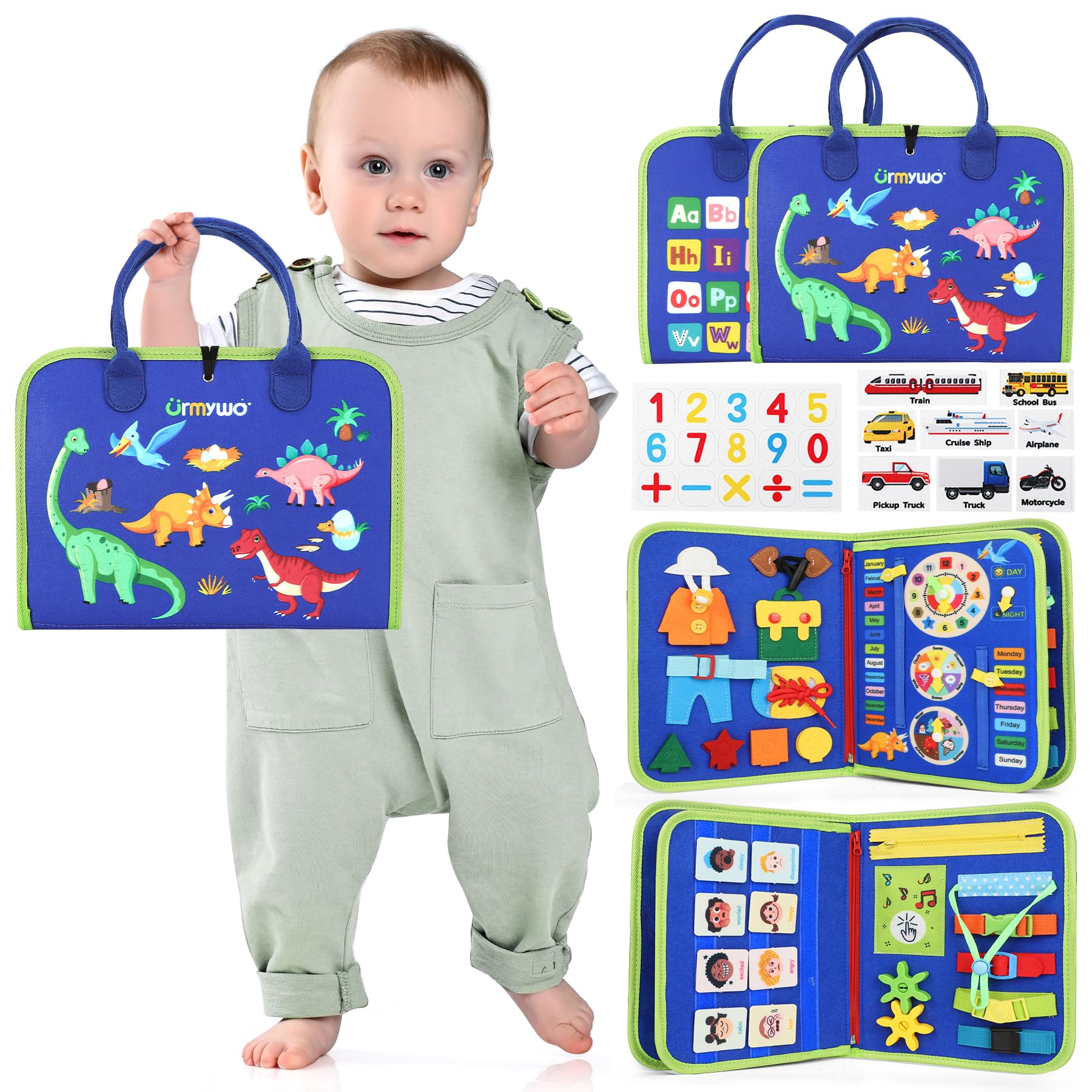 Foto 1 | Juguetes Montessori Busy Board Urmywo Para Niños Pequeños Busy Book - Venta Internacional.