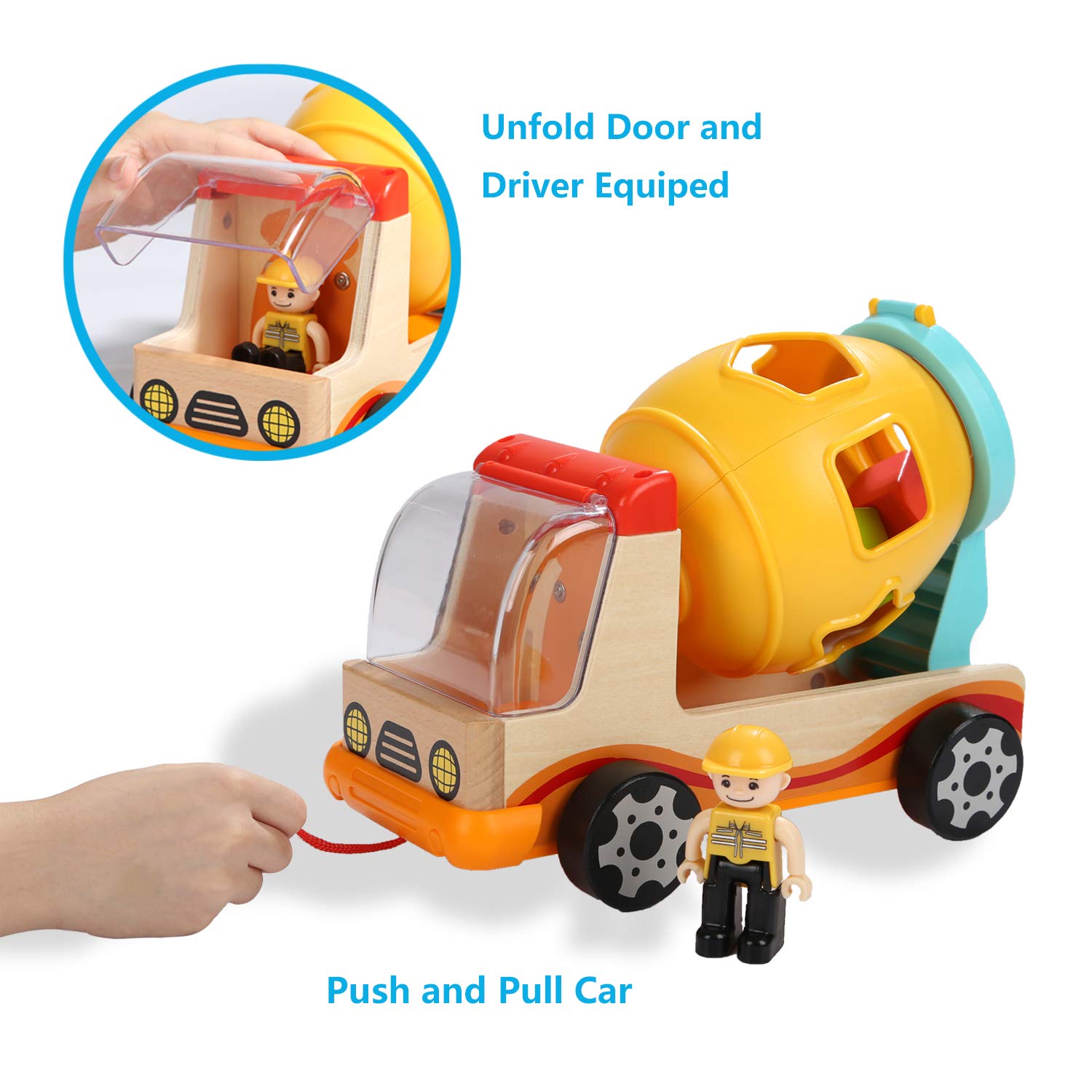 Foto 5 pulgar | Juguete Clasificador De Formas, De Madera Brillante, Para Niños Pequeños De 1 A 2 Años - Venta Internacional.