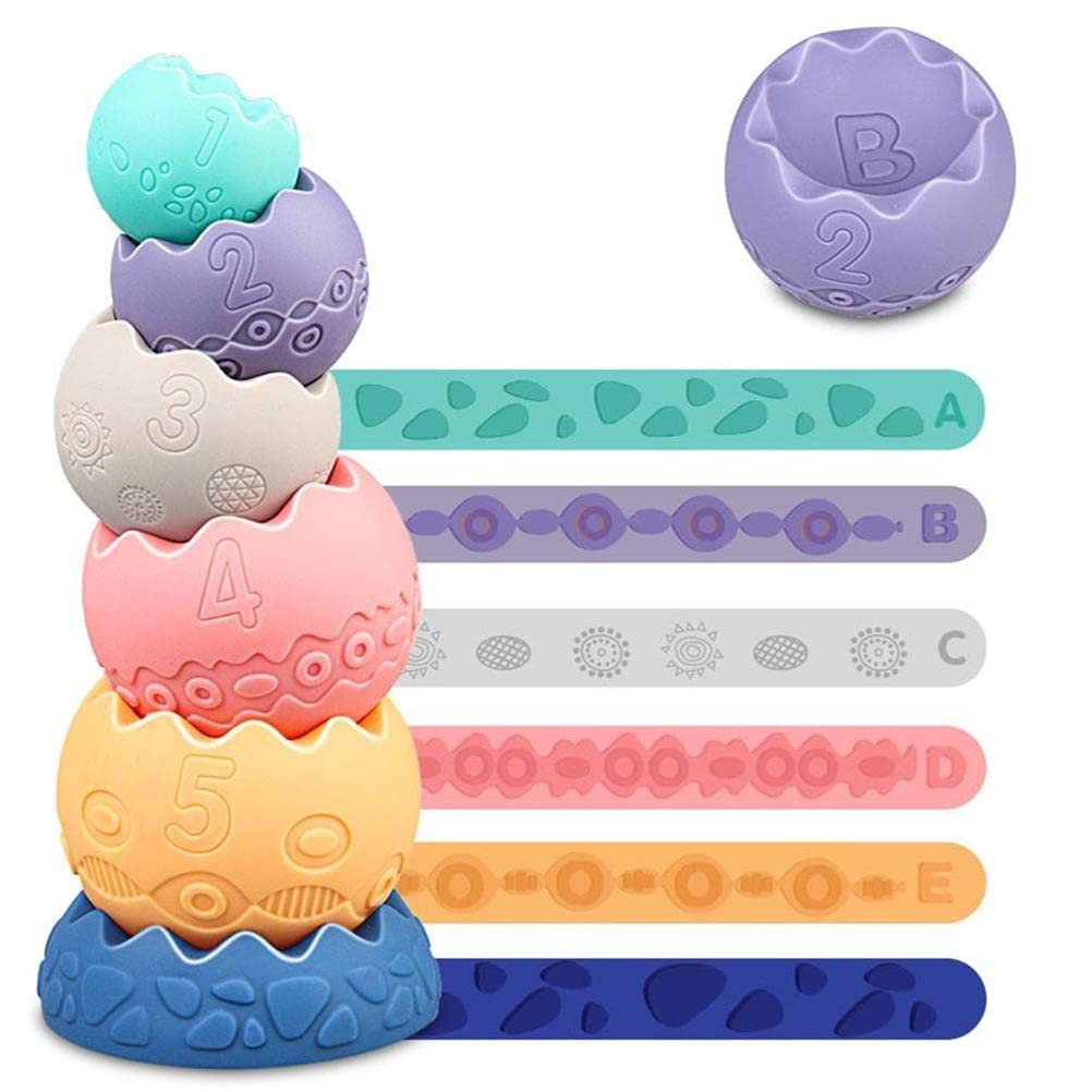 Foto 3 pulgar | Bolas Sensoriales, Juguetes Para La Dentición, Bloques De Construcción Para Bebés - Venta Internacional.