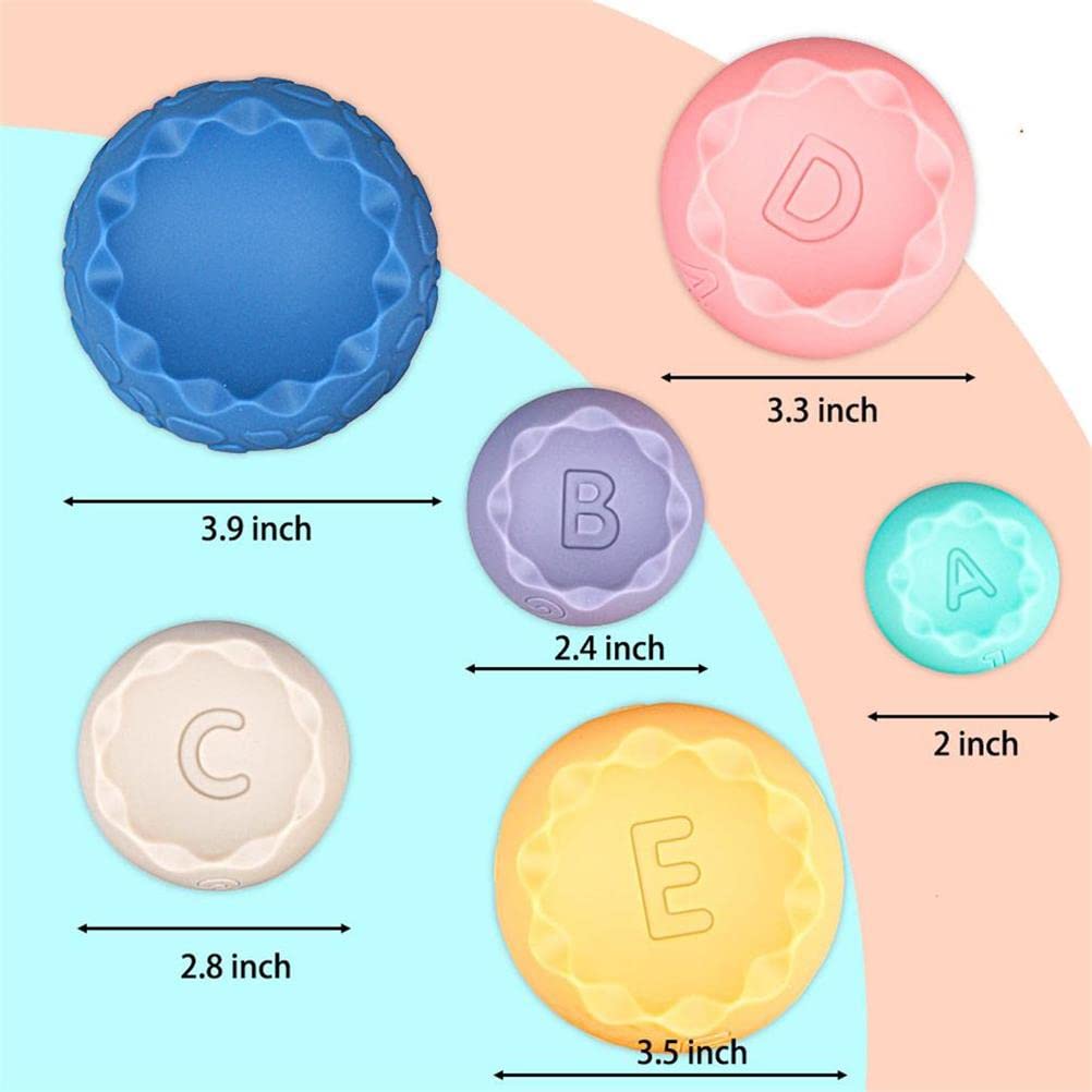 Foto 5 pulgar | Bolas Sensoriales, Juguetes Para La Dentición, Bloques De Construcción Para Bebés - Venta Internacional.