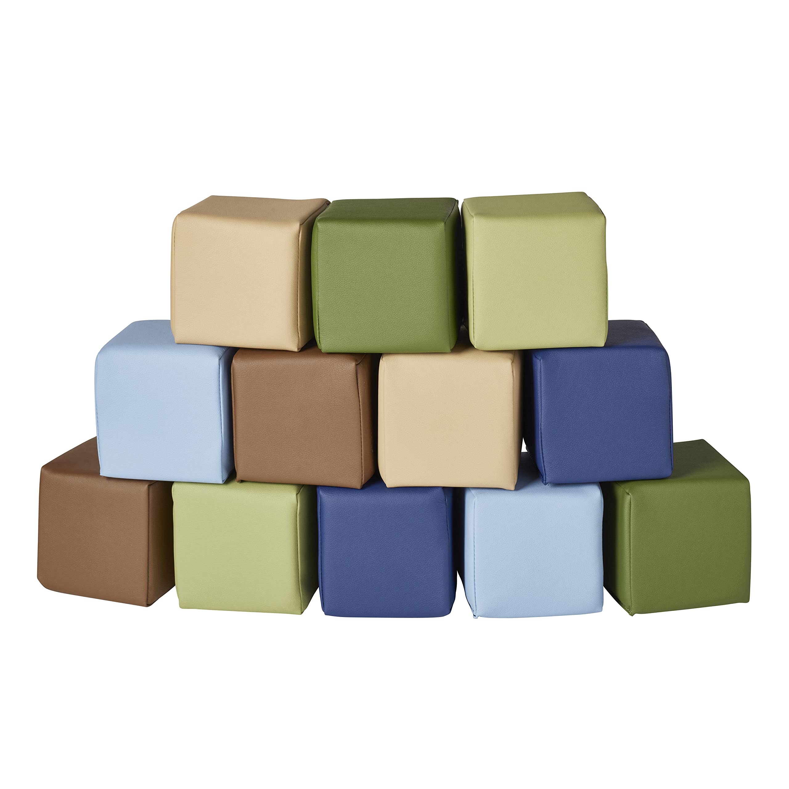 Foto 1 | Building Blocks Ecr4kids Softzone Patchwork Para Niños Pequeños, 12 Piezas - Venta Internacional.