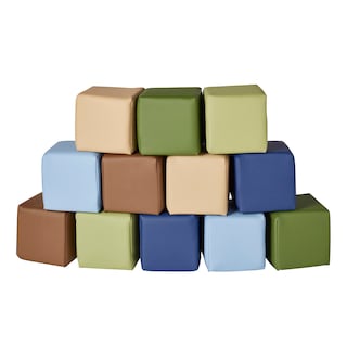 Foto 1 | Building Blocks Ecr4kids Softzone Patchwork Para Niños Pequeños, 12 Piezas - Venta Internacional.