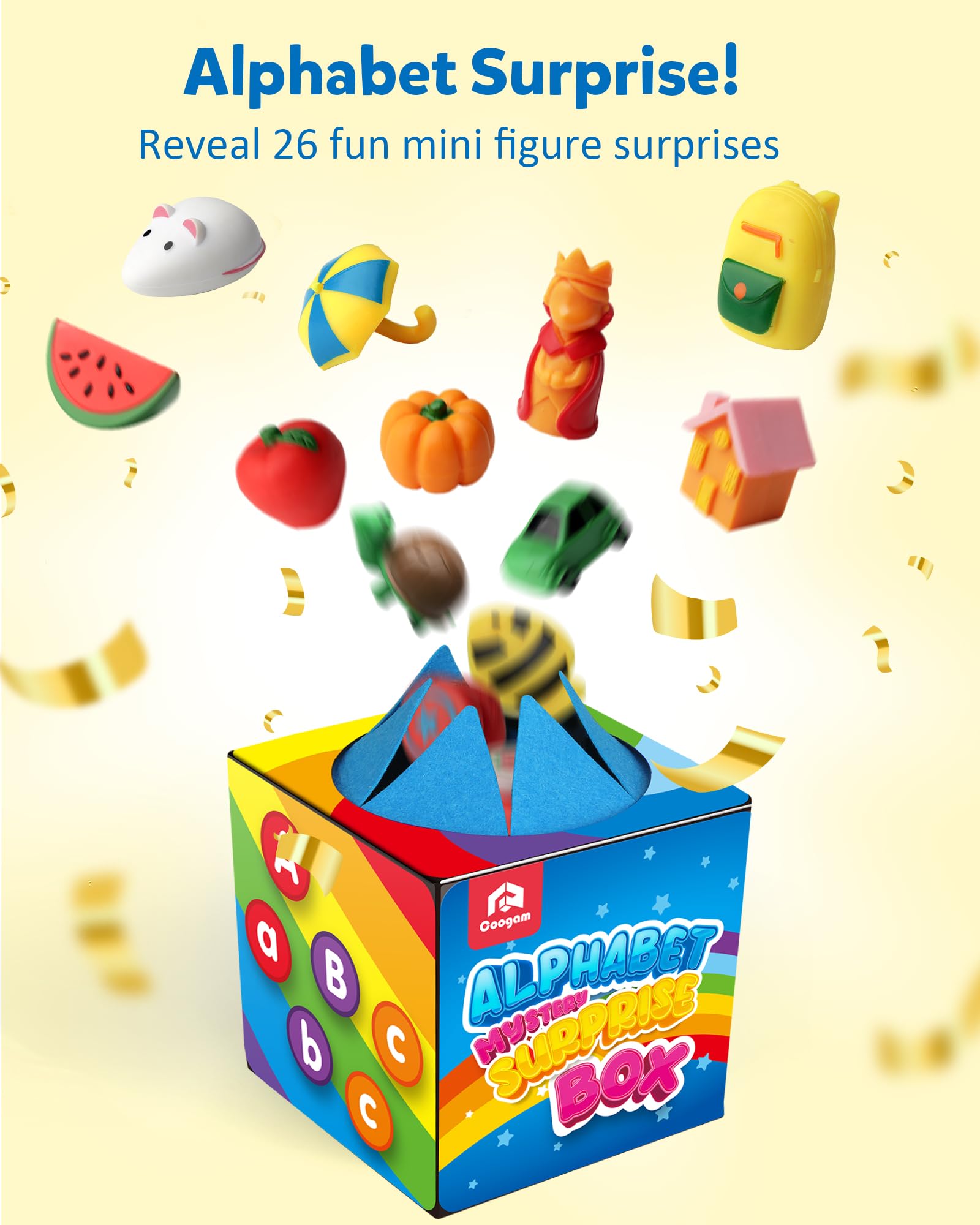 Foto 3 pulgar | Juguete Educativo Coogam Mystery Surprise Box Alphabet 3+ Year - Venta Internacional.