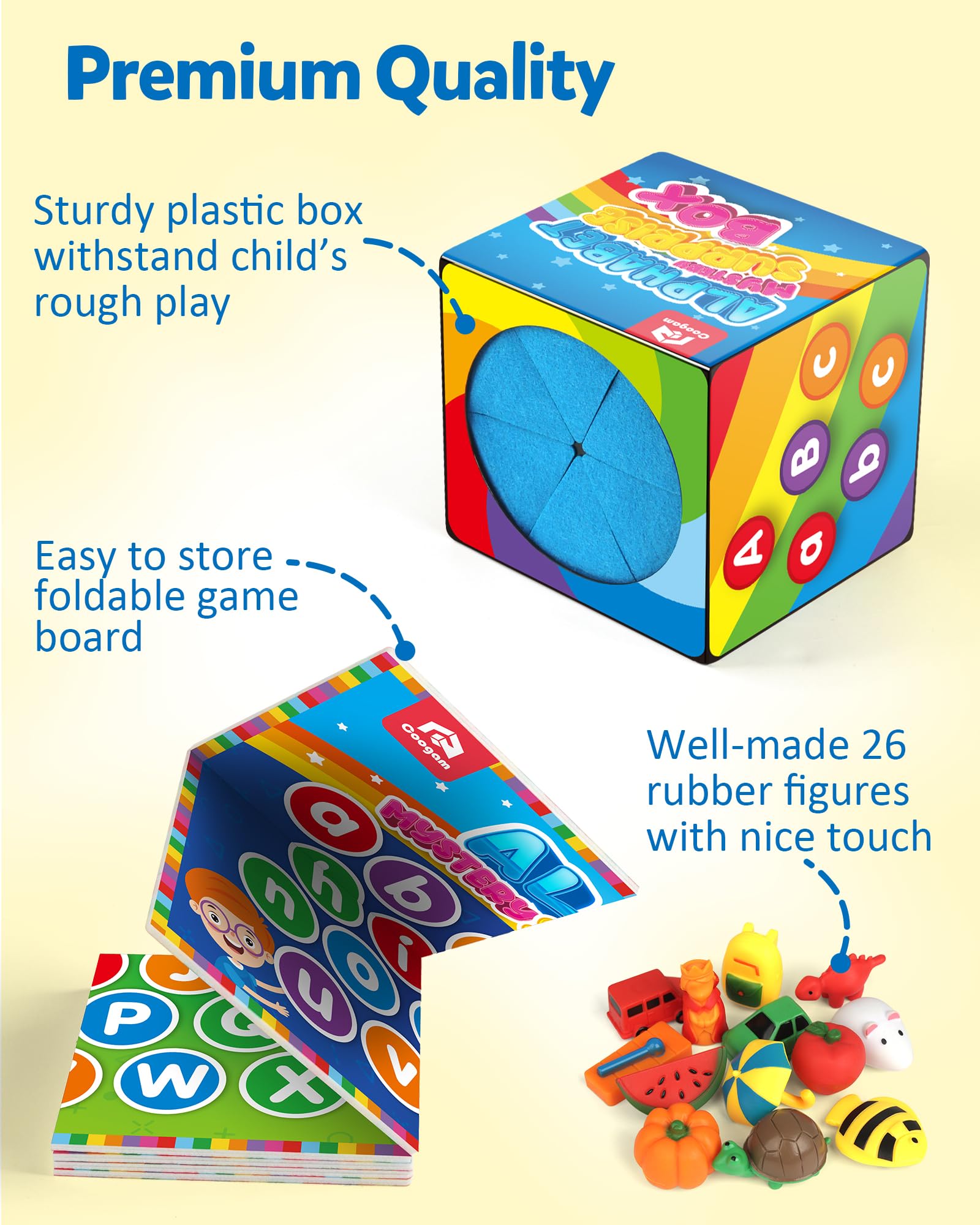 Foto 7 pulgar | Juguete Educativo Coogam Mystery Surprise Box Alphabet 3+ Year - Venta Internacional.