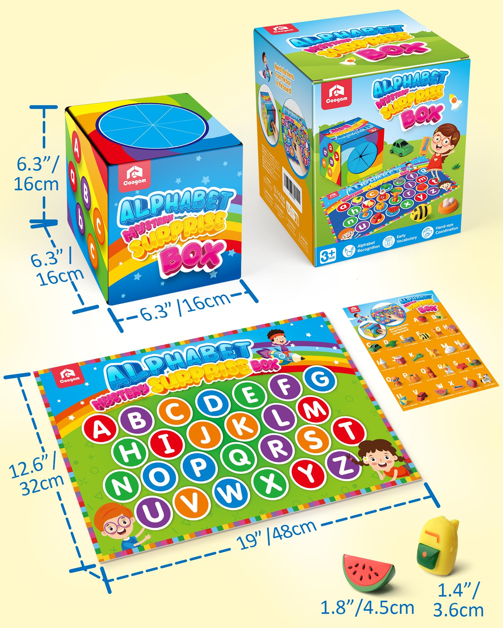 Foto 8 pulgar | Juguete Educativo Coogam Mystery Surprise Box Alphabet 3+ Year - Venta Internacional.