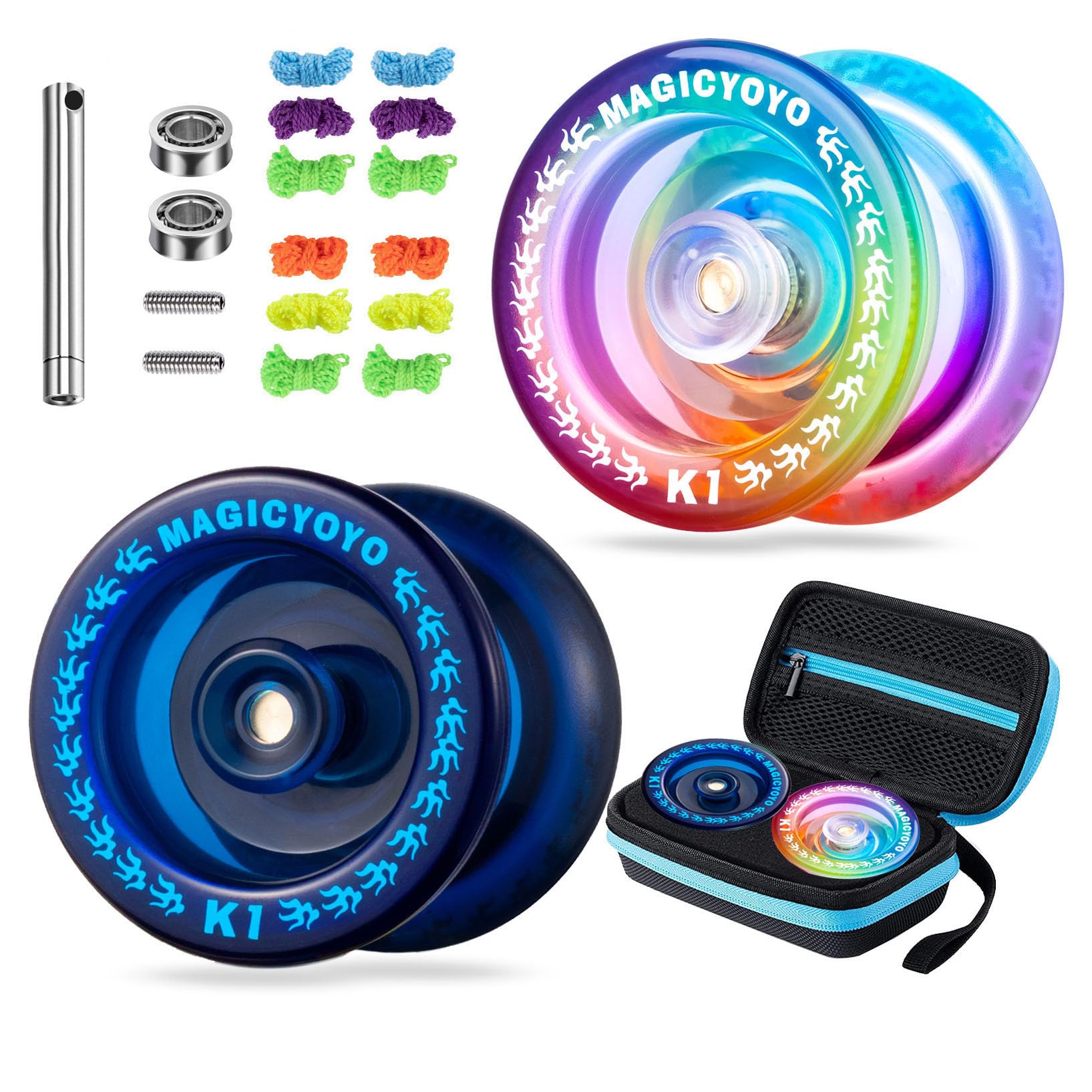 Foto 2 pulgar | Yoyo Magicyoyo K1, Paquete De 2 Unidades Para Niños, Con Funda De Almacenamiento Y Cuerdas - Venta Internacional.