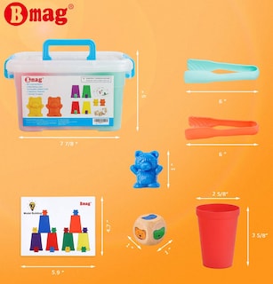 Foto 7 | Juguetes Educativos Bmag Infantil para Aprender Matemáticas-Venta Internacional