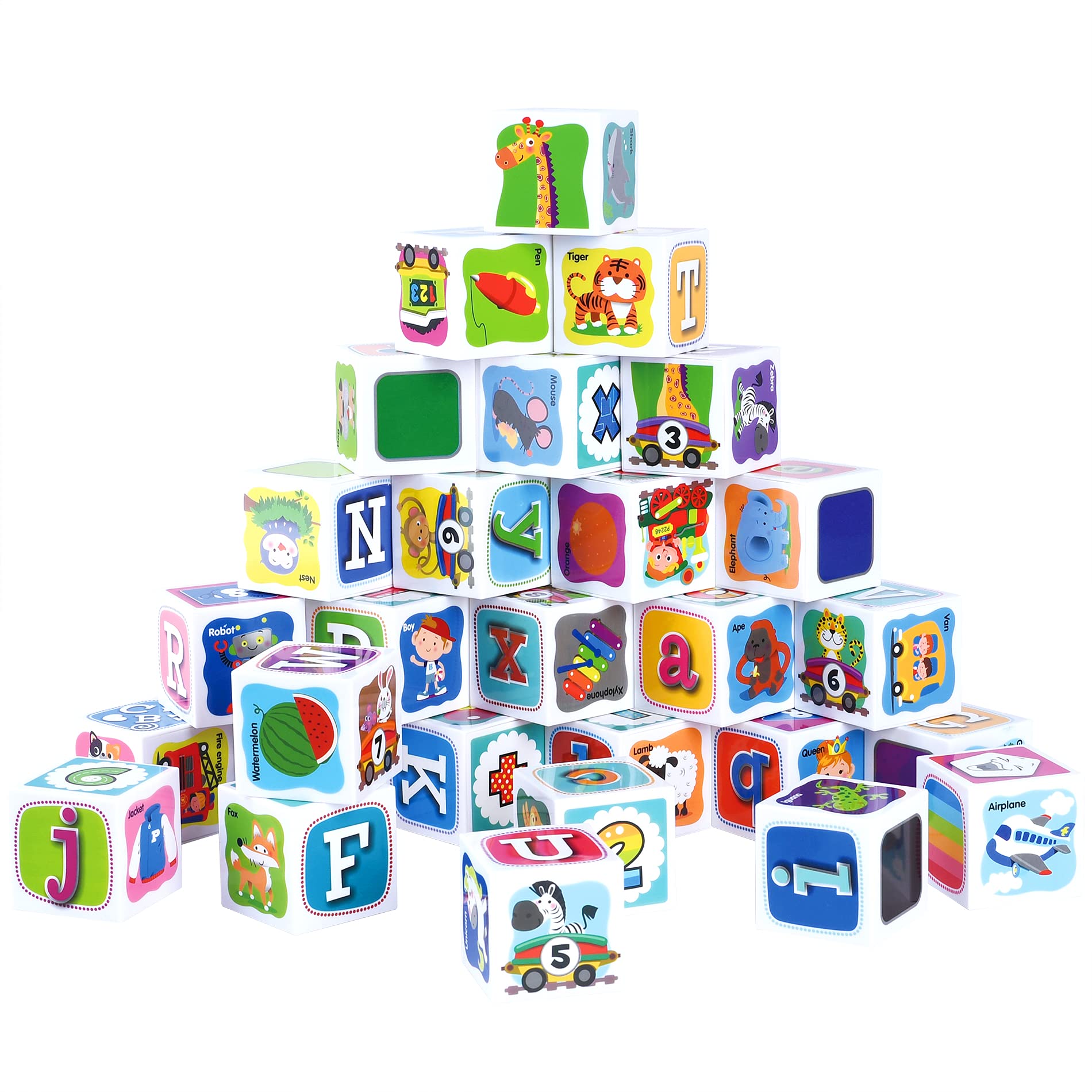Building Blocks Play Abc para Niños Pequeños 28 Unidades - Venta Internacional