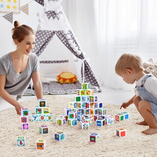 Foto 6 | Building Blocks Play Abc para Niños Pequeños 28 Unidades - Venta Internacional