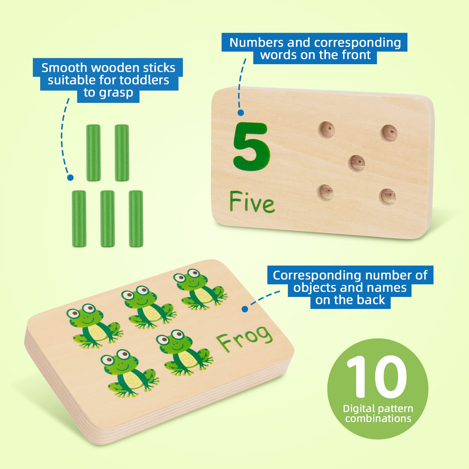 Foto 4 | Juguetes Educativos Tookyland Infantil para Aprender Matemáticas-Venta Internacional