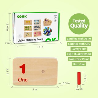 Foto 5 | Juguetes Educativos Tookyland Infantil para Aprender Matemáticas-Venta Internacional