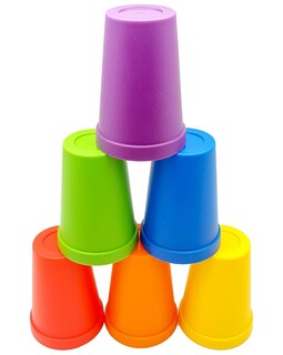 Foto 1 | Juego de Vasos Apilables Skoolzy Rainbow 6 Piezas - Venta Internacional
