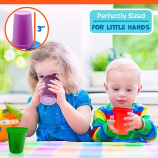 Foto 4 | Juego de Vasos Apilables Skoolzy Rainbow 6 Piezas - Venta Internacional