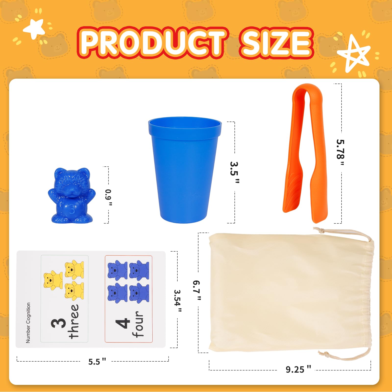 Foto 7 pulgar | Juego Counting Bears Bmag  - Venta Internacional
