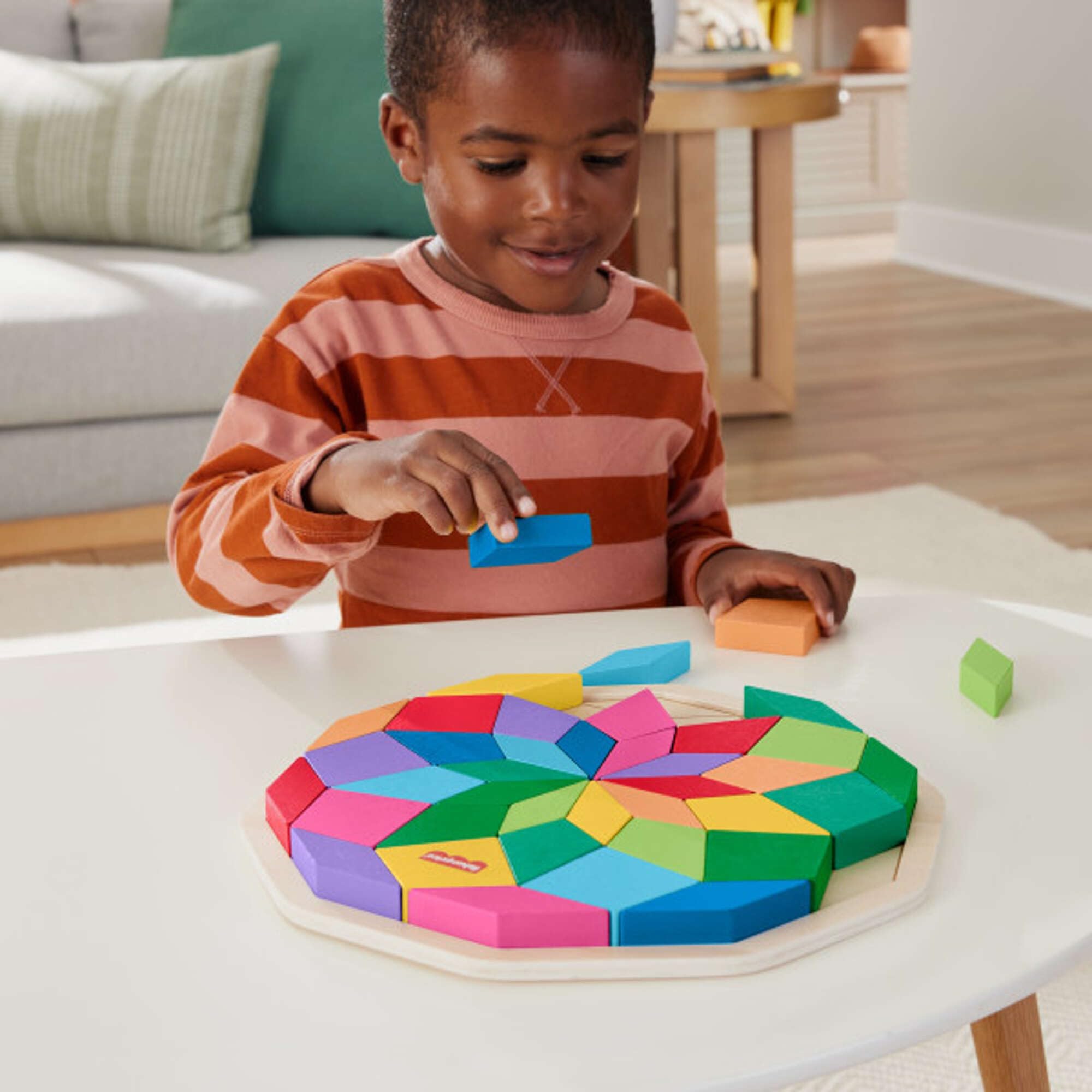 Foto 5 pulgar | Mandala De Madera Puzzle Fisher-price Con 41 Piezas De Madera De Más De 3 Años - Venta Internacional.