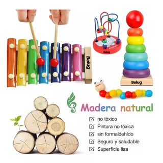 Foto 5 | Paquete Didáctico Infantil Estimulación Temprana Belug 5 Piezas