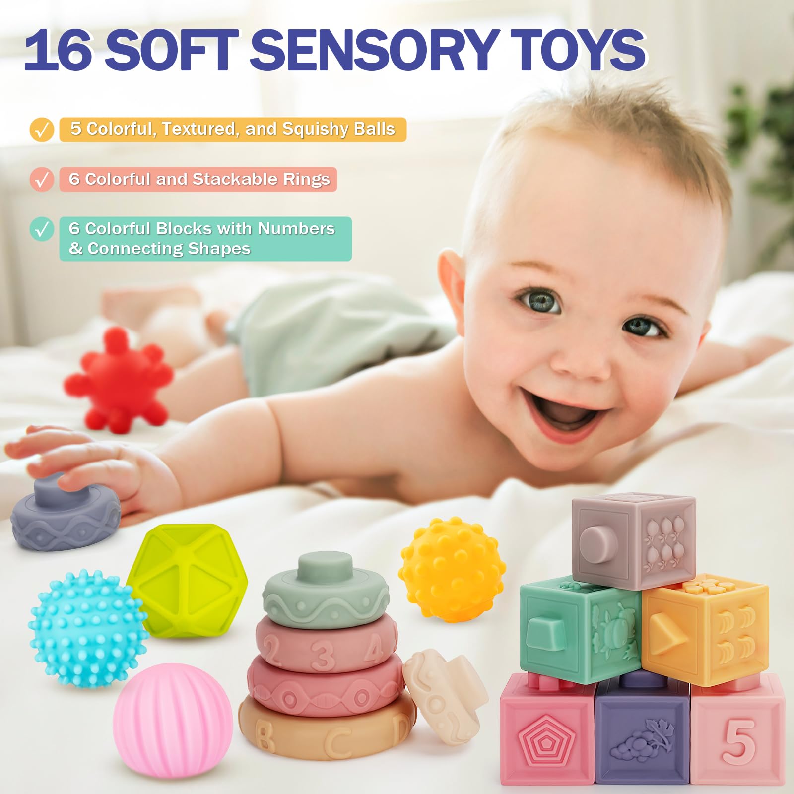 Foto 7 pulgar | Set de Juguetes Jyusmile Montessori - Venta Internacional