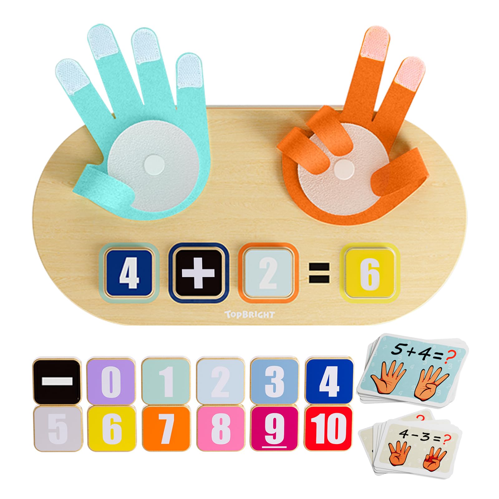 Juguete Learning Number Top Bright Para Niños De 3 Años O Más Con 12 Bloques - Venta Internacional.
