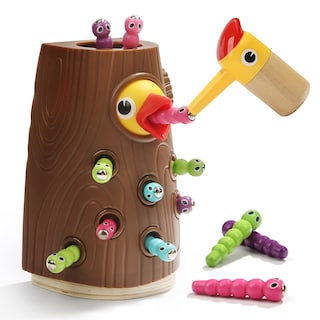 Foto 1 | Juego Magnético Montessori Toy Top Bright Para Alimentar Pájaros A Partir De 2 Años - Venta Internacional.