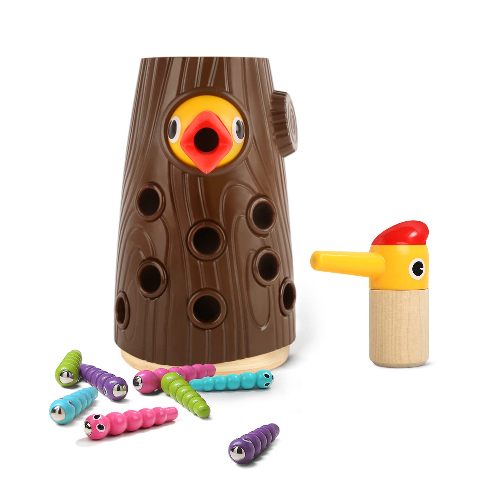 Foto 7 pulgar | Juego Magnético Montessori Toy Top Bright Para Alimentar Pájaros A Partir De 2 Años - Venta Internacional.