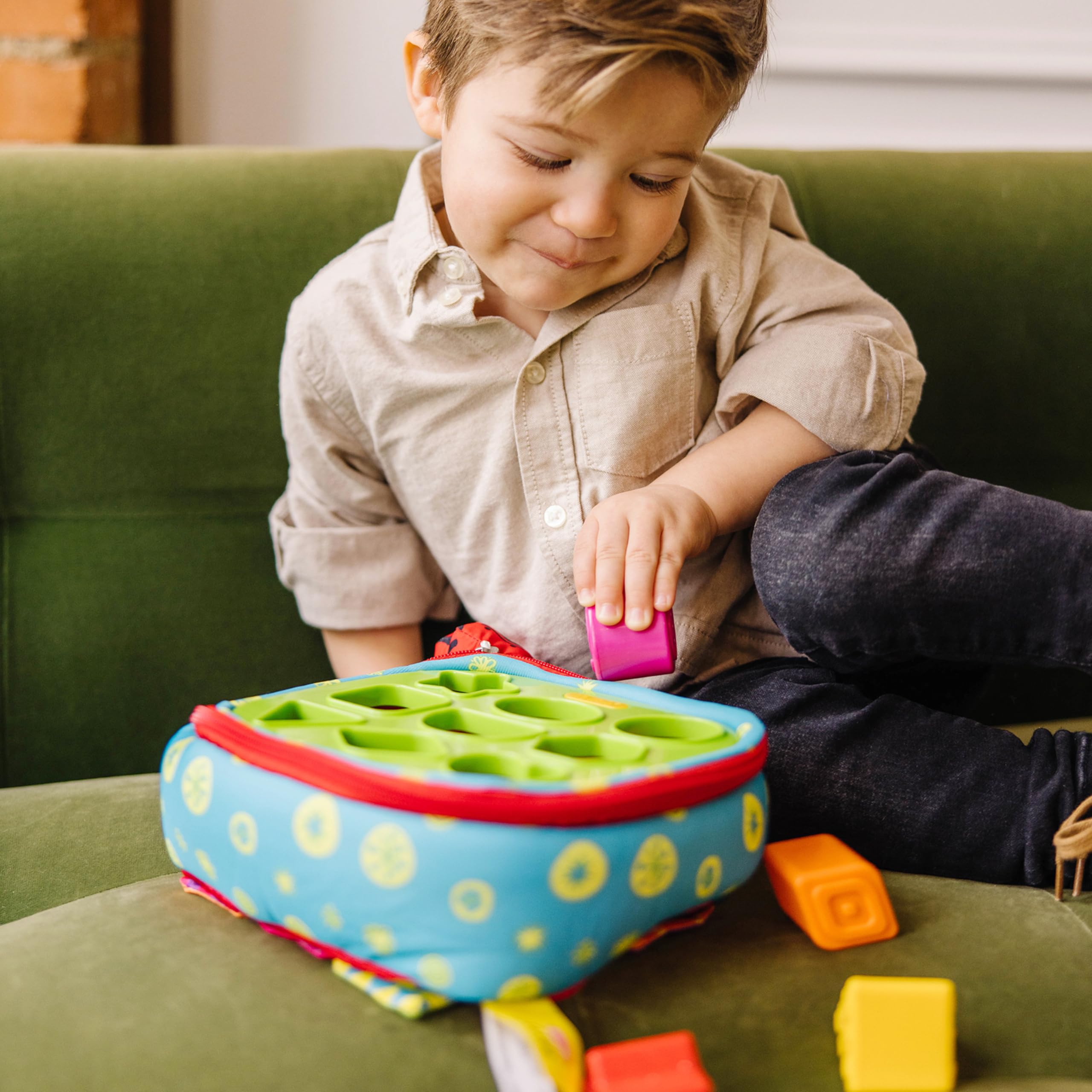 Foto 2 | Clasificador De Formas Para Llevar Para Bebés Melissa & Doug K's K's Kids - Venta Internacional.