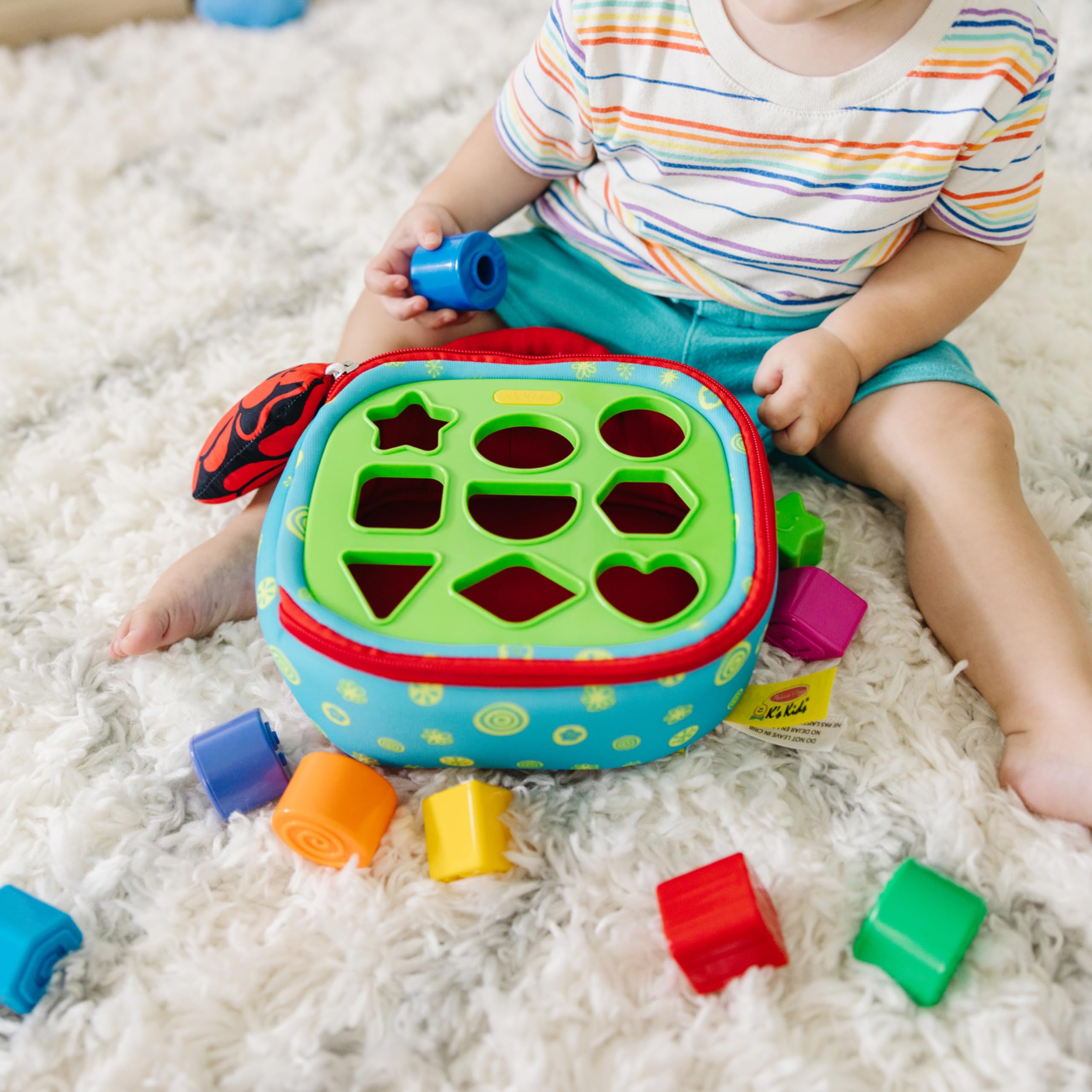 Foto 5 | Clasificador De Formas Para Llevar Para Bebés Melissa & Doug K's K's Kids - Venta Internacional.