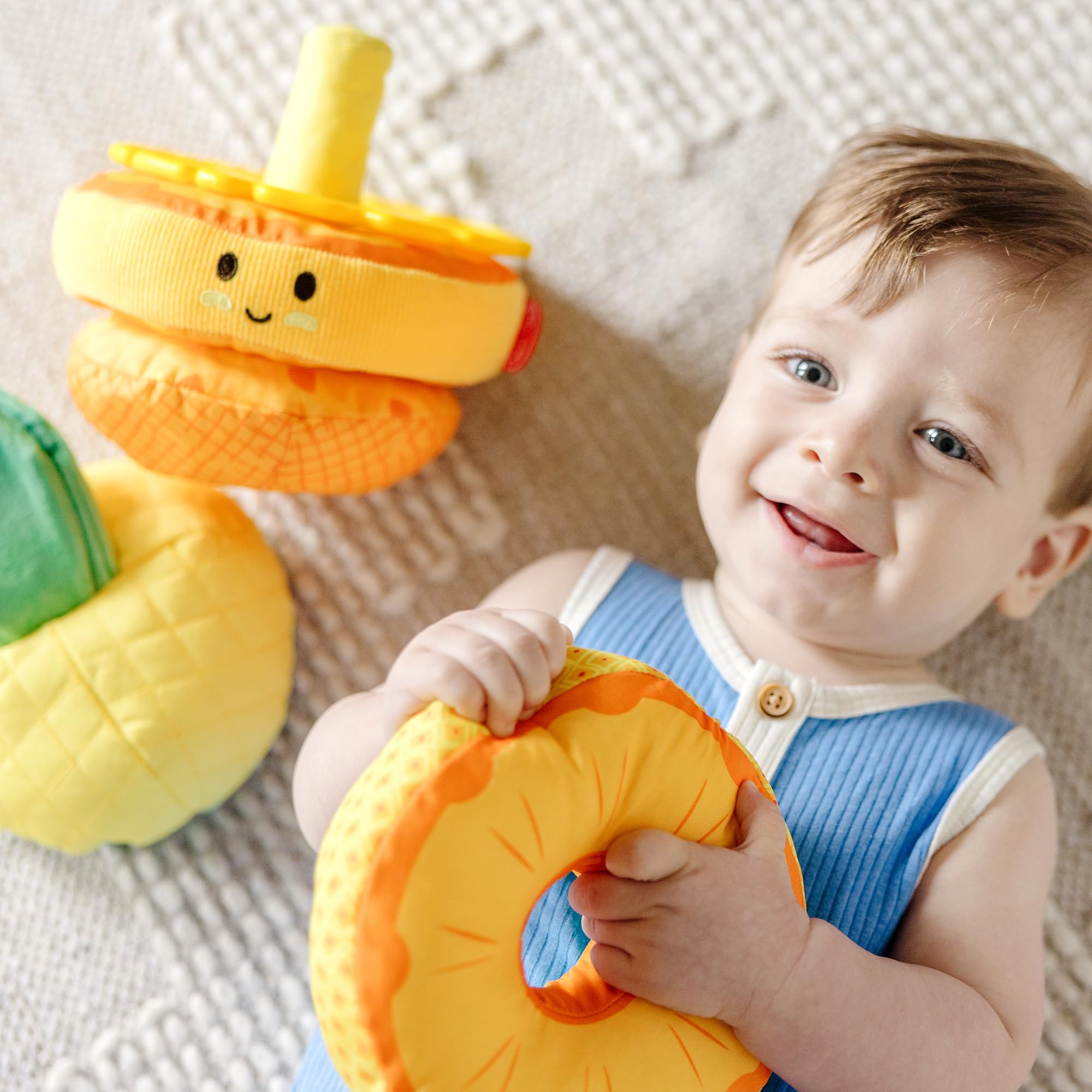 Foto 4 pulgar | Juguete Apilable Melissa & Doug Multisensorial Pineapple Soft - Venta Internacional.