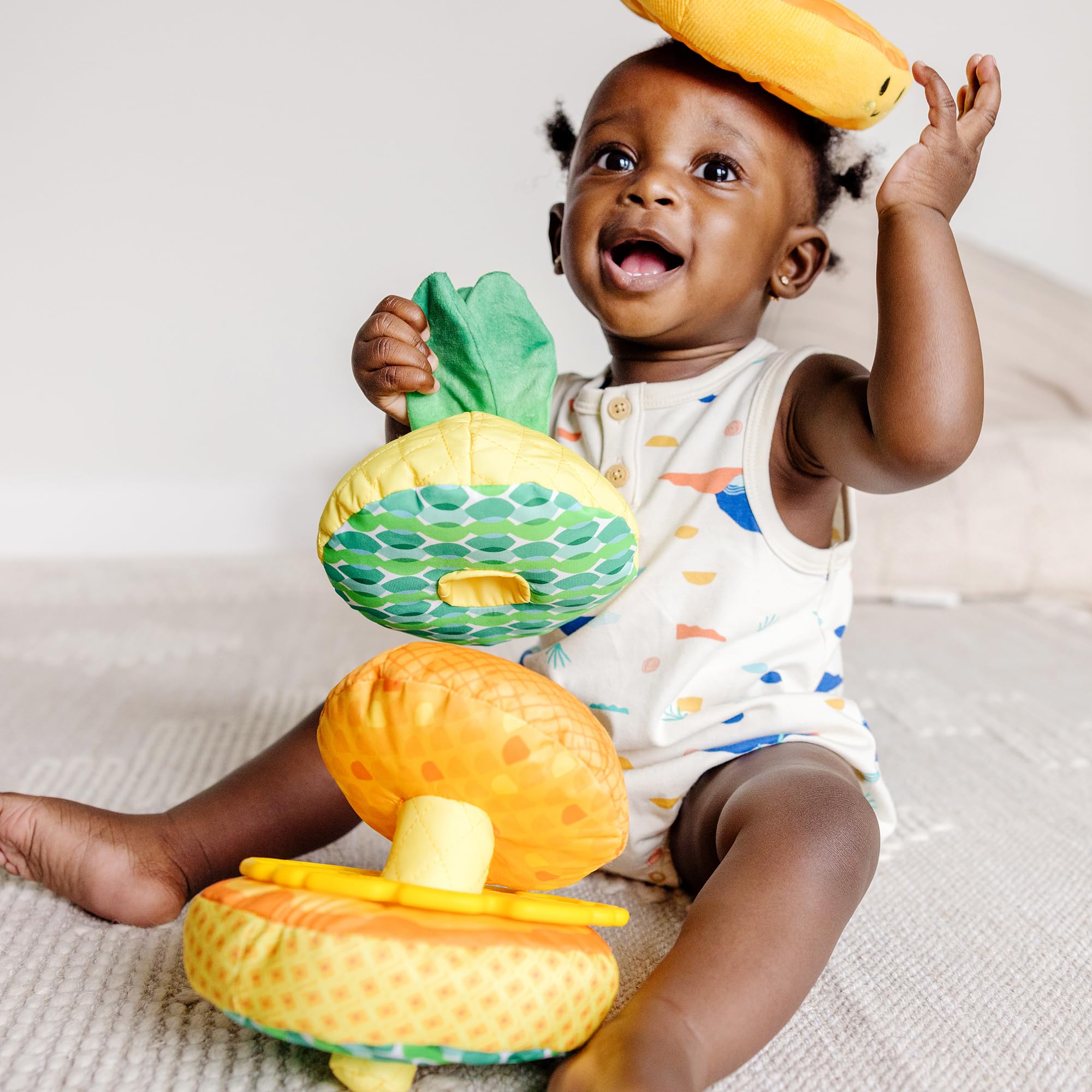Foto 5 pulgar | Juguete Apilable Melissa & Doug Multisensorial Pineapple Soft - Venta Internacional.