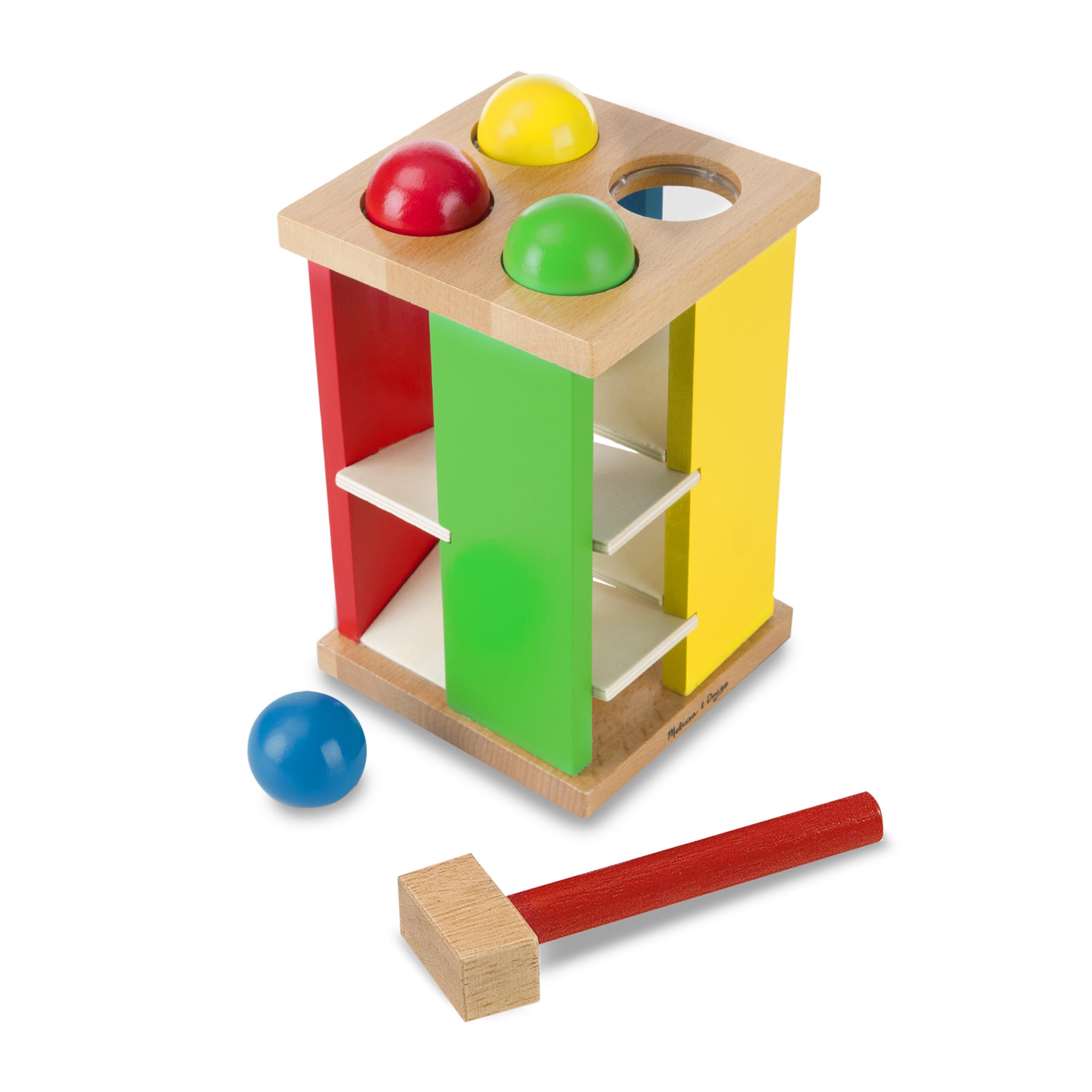 Foto 2 pulgar | Torre De Juguete De Madera Melissa & Doug Deluxe Pound And Roll - Venta Internacional.