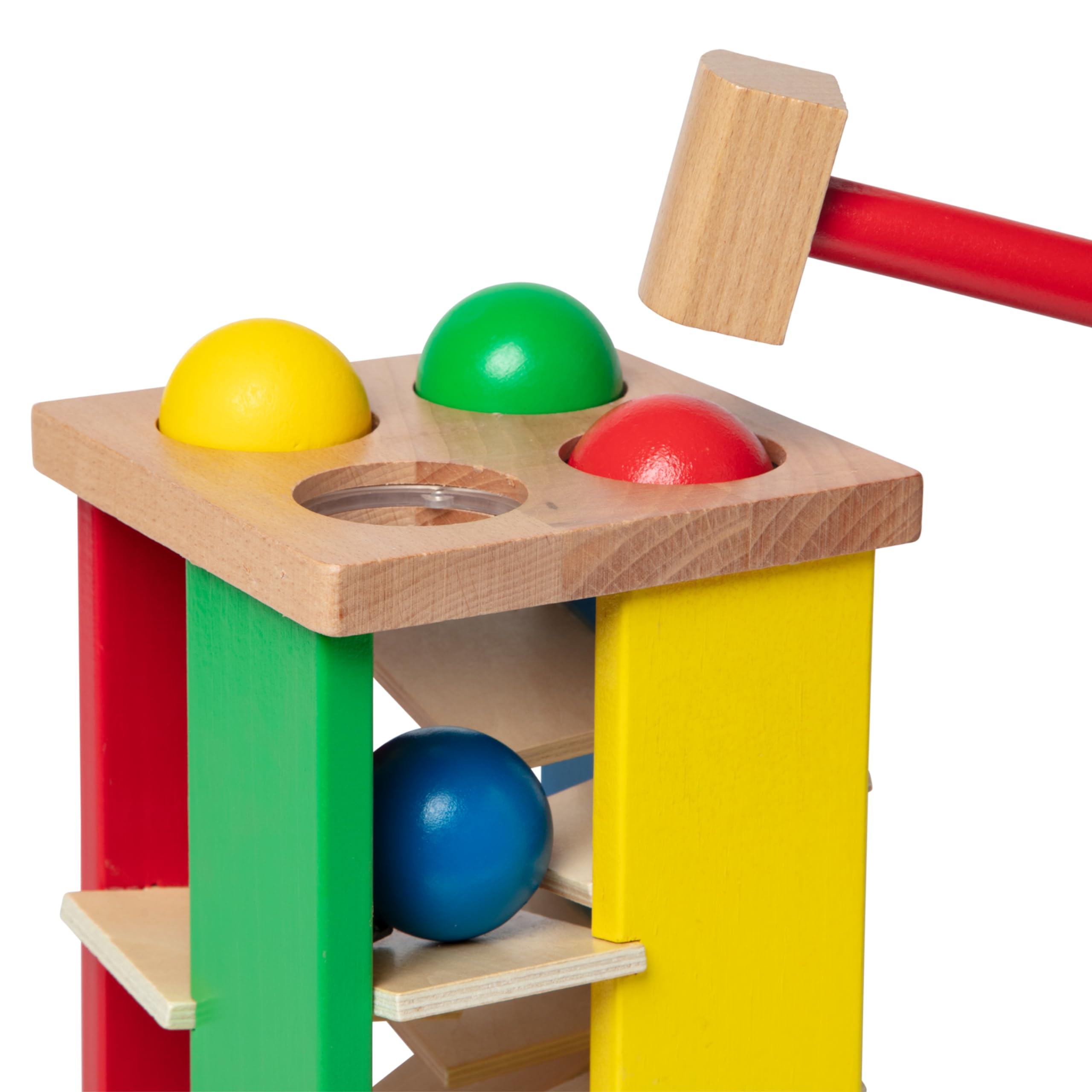 Foto 5 pulgar | Torre De Juguete De Madera Melissa & Doug Deluxe Pound And Roll - Venta Internacional.