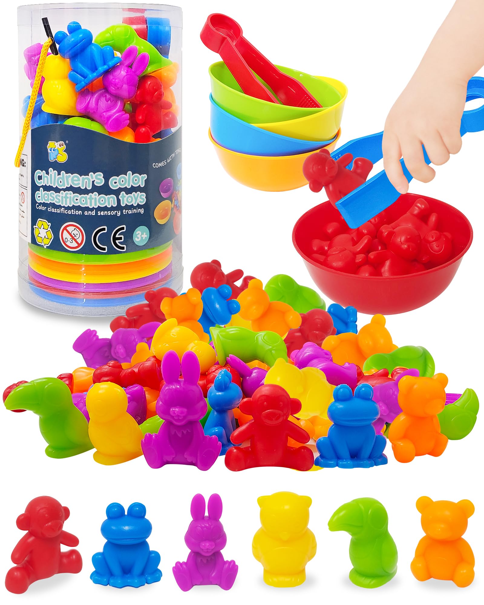 Foto 2 pulgar | Juguetes Montessori Yetonamr para Contar y Clasificar - Venta Internacional