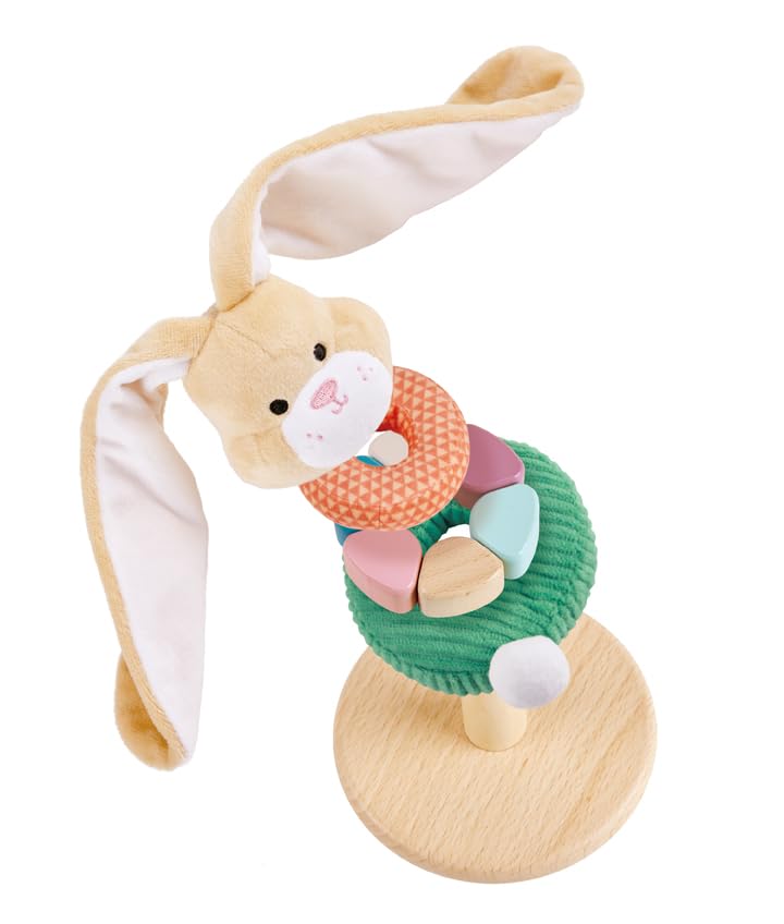 Foto 3 pulgar | Juguete De Desarrollo Con Forma De Conejo, Apilador De Madera Para Bebés De Más De 10 M - Venta Internacional.