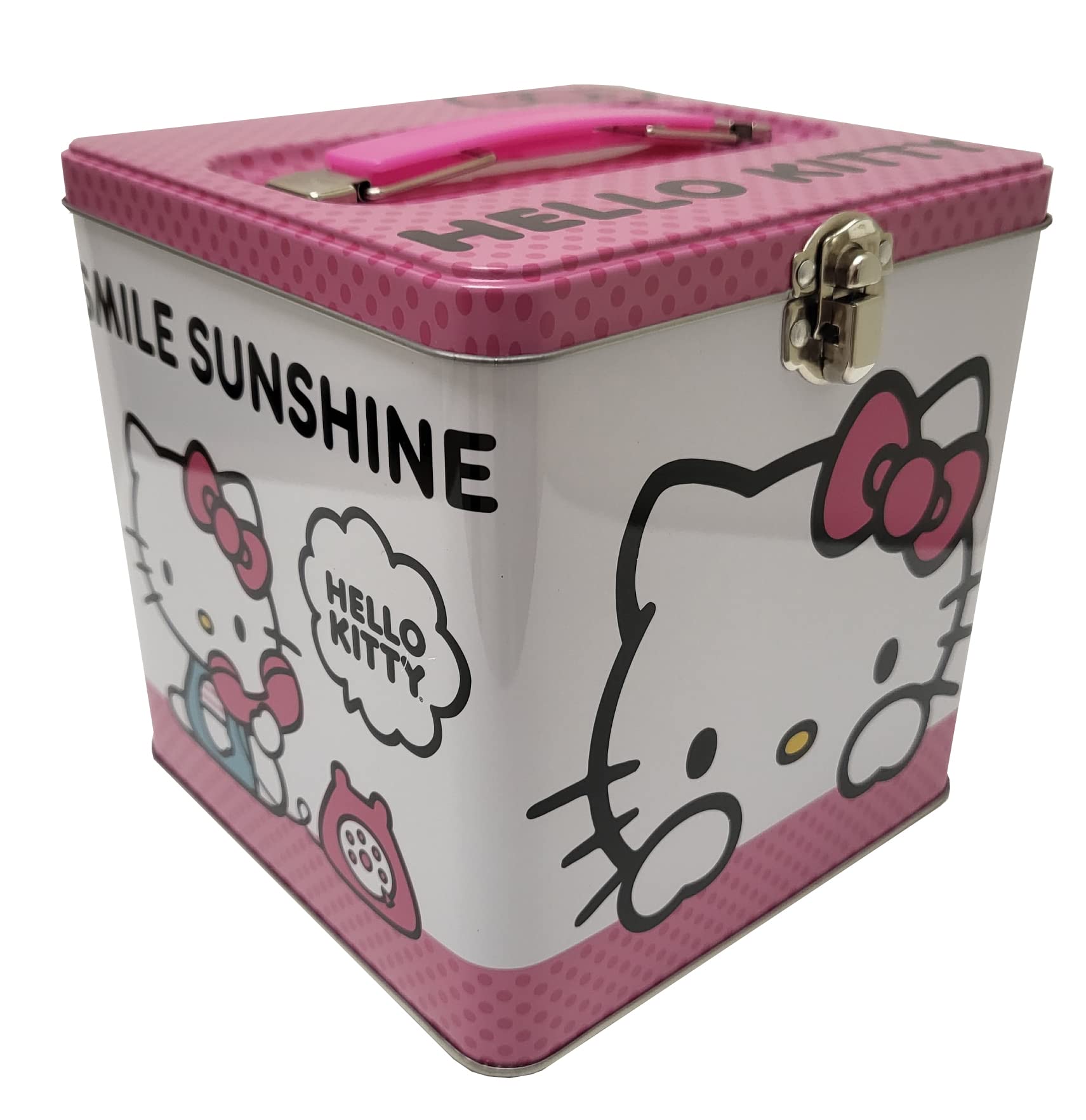 Foto 2 pulgar | Caja De Almacenamiento The Tin Box Company Hello Kitty, Apilable - Venta Internacional.