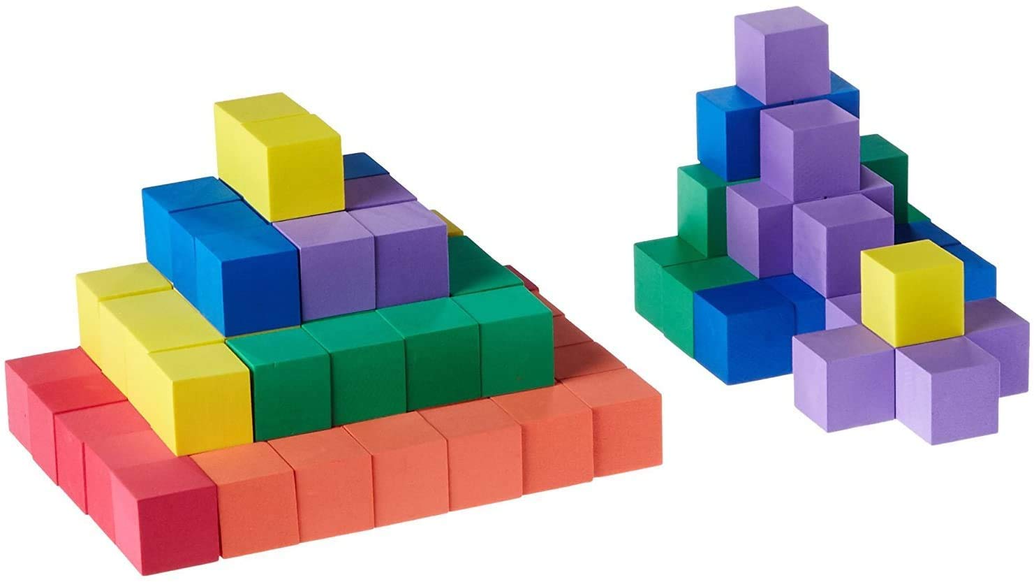Foto 2 pulgar | Cubos De Espuma Hand2mind Para Contar Matemáticas Para Niños, 2,54 Cm - Venta Internacional.