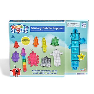 Foto 2 | Bloques Numéricos Sensory Bubble Poppers Hand2mind Con Llaveros - Venta Internacional.