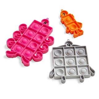 Foto 4 | Bloques Numéricos Sensory Bubble Poppers Hand2mind Con Llaveros - Venta Internacional.