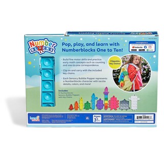 Foto 7 | Bloques Numéricos Sensory Bubble Poppers Hand2mind Con Llaveros - Venta Internacional.