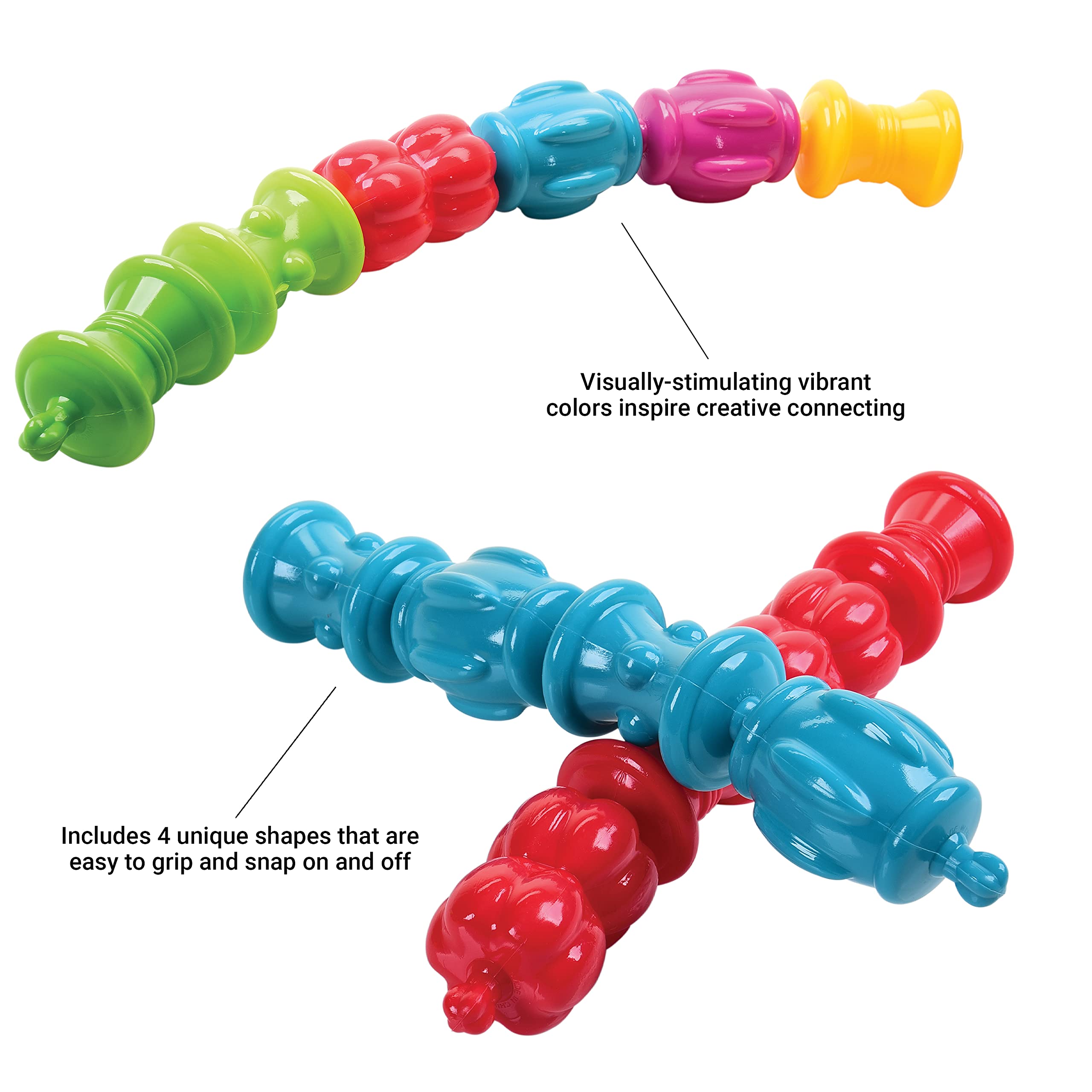 Foto 3 pulgar | Juguetes Constructivos Snap Beads Pop Beads Para Niños Pequeños - Venta Internacional.