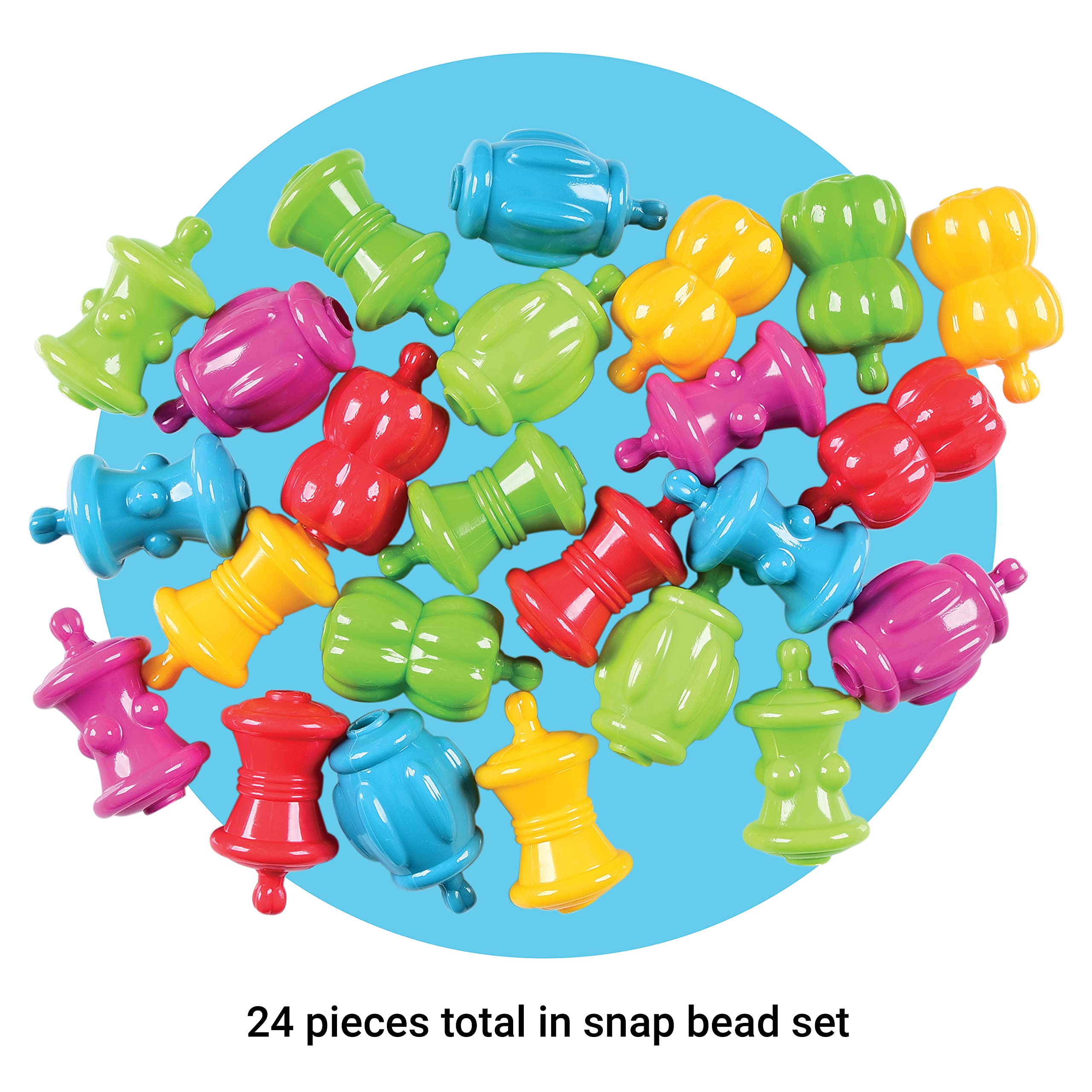 Foto 4 pulgar | Juguetes Constructivos Snap Beads Pop Beads Para Niños Pequeños - Venta Internacional.
