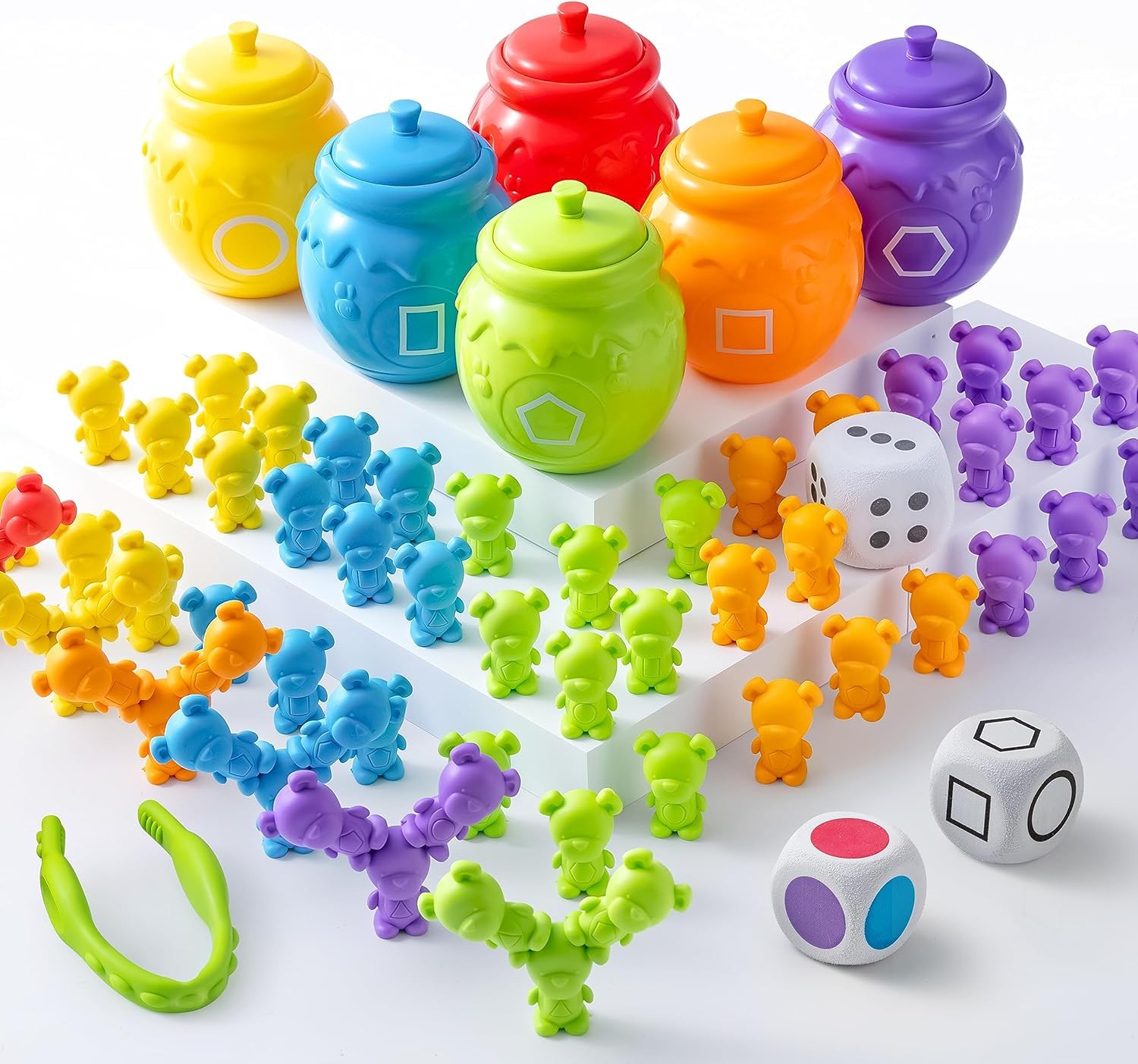 Foto 1 | Learning Toy Joyin Rainbow Counting Bears Con Tazas Clasificadoras, 83 Unidades - Venta Internacional.