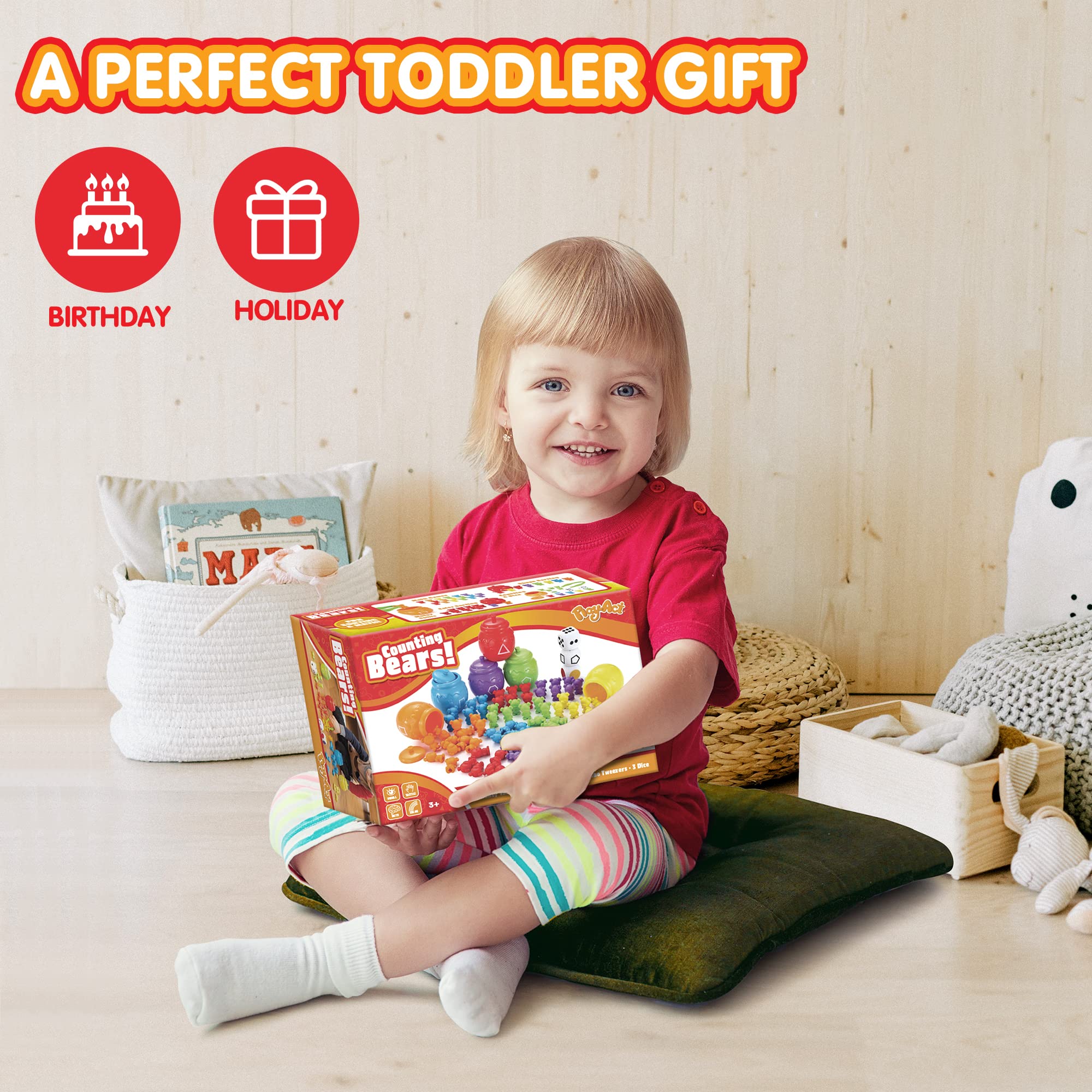 Foto 8 pulgar | Learning Toy Joyin Rainbow Counting Bears Con Tazas Clasificadoras, 83 Unidades - Venta Internacional.
